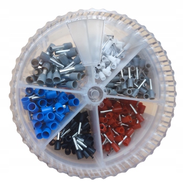 TULEJKI IZOLOWANE ZESTAW 0,5-4MM 430SZT ELPROMET C.24.10001 EAN (GTIN) 5903792946349