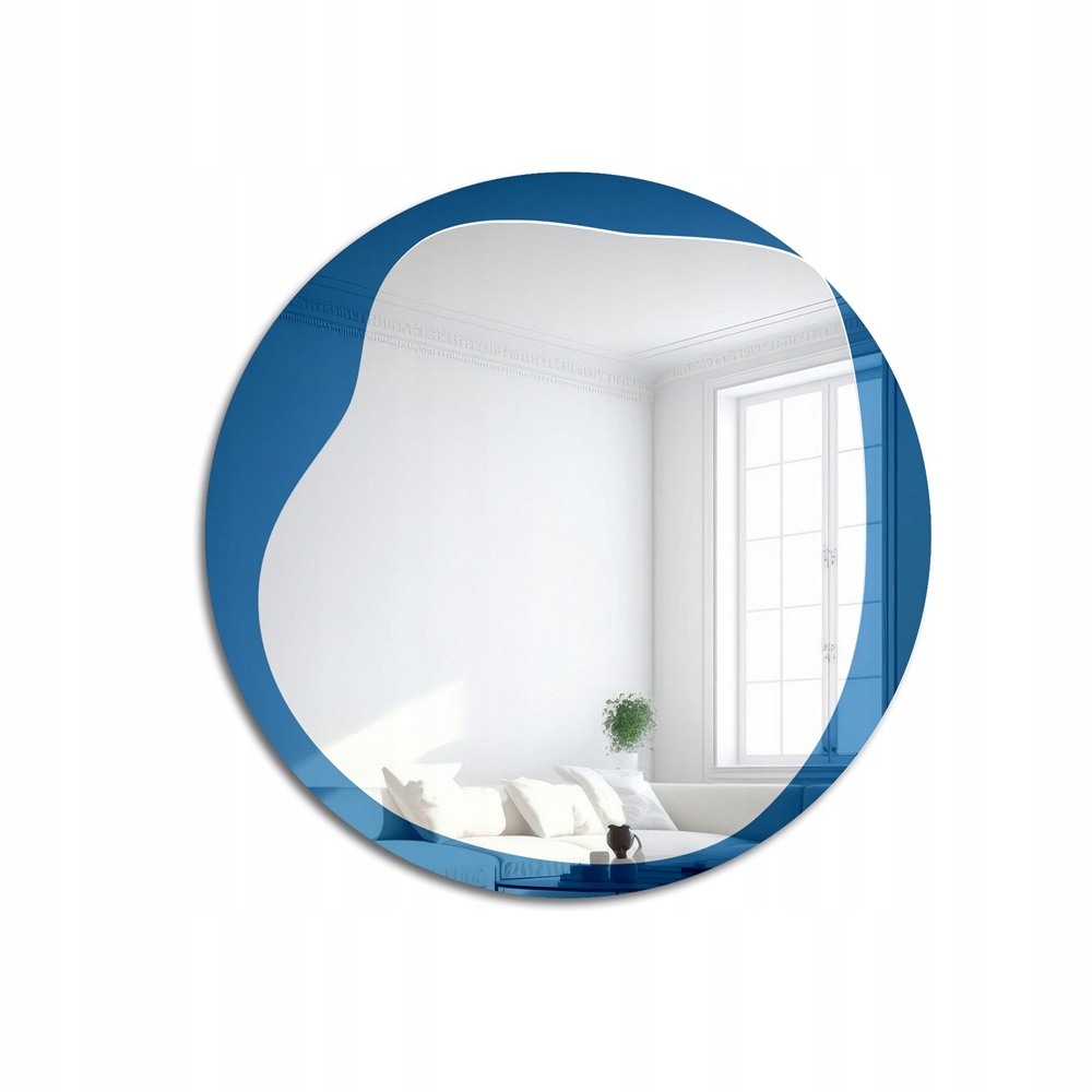 Zrcadlo nepravidelné modré Icy Blue Fi 60 cm