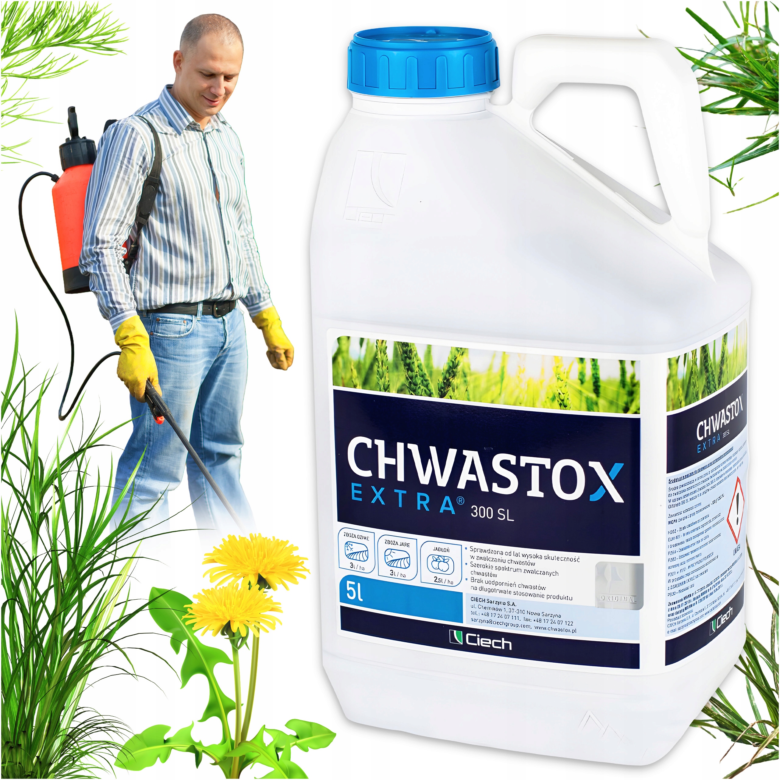 Chwastox Extra 300 Sl 5L Na Chwasty Chwastobójczy Jednoroczne Herbicyd