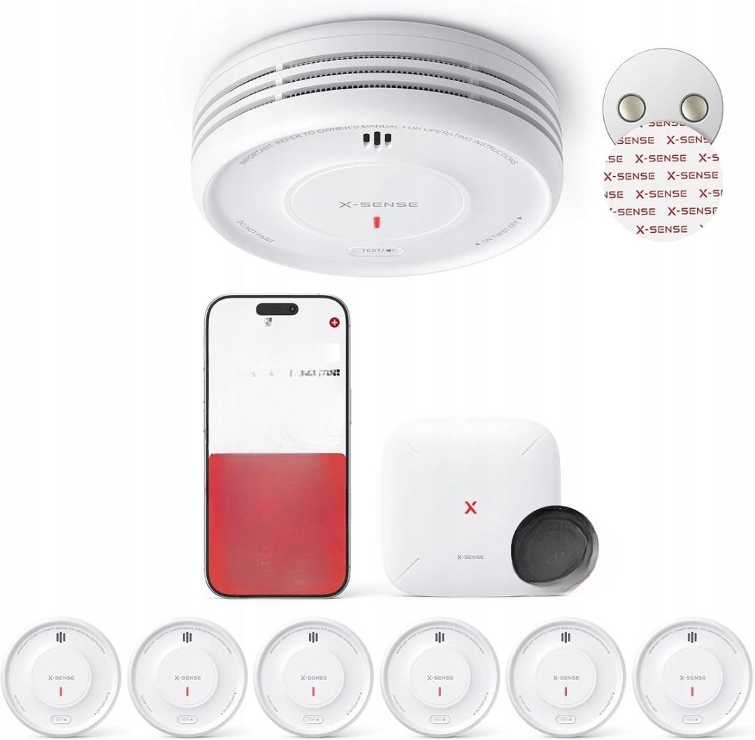 Bezdrátový Detektor Kouře X-sense X-sense Sada 6 Ks