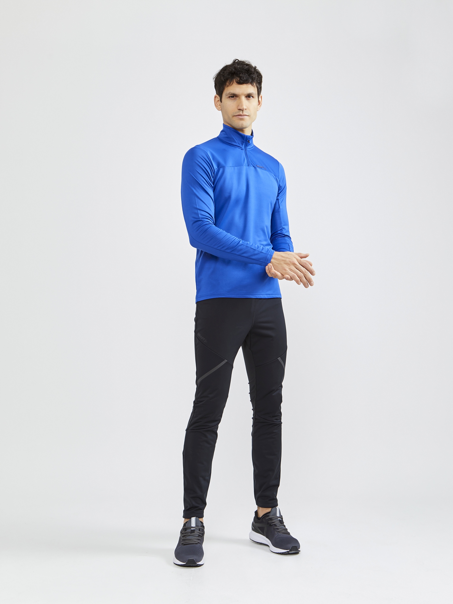 Męska bluza CRAFT CORE GAIN MIDLAYER M BURST - rozmiar XL Kolekcja AW