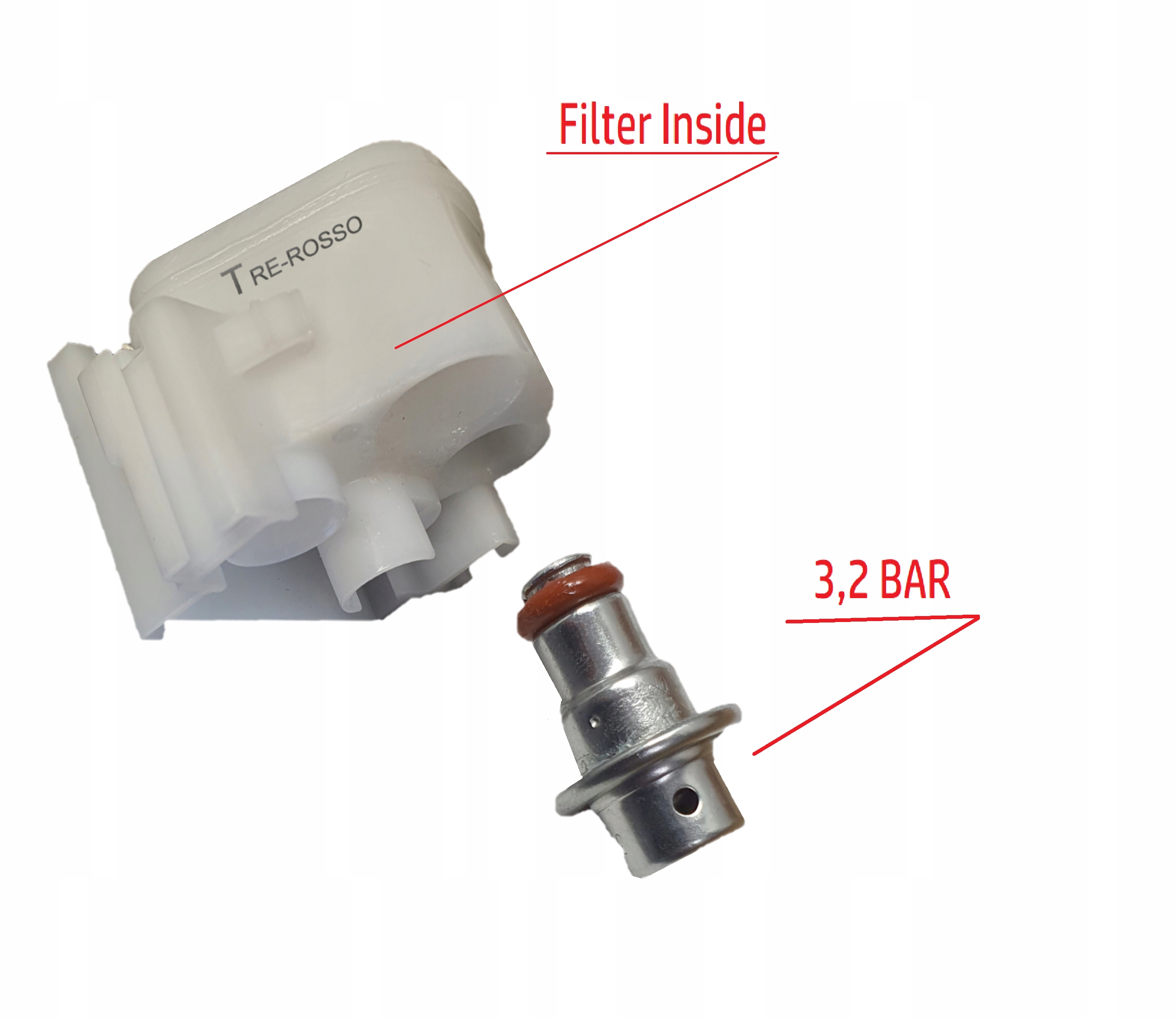 Suzuki DL 1000 V-strom 14-19 Palivový filtr benzínový regulátor tlaku ventil