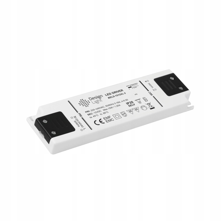 

Płaski zasilacz Flat do Led 12V DC 15W