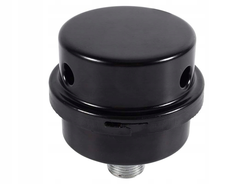 Tłumik sprężarki powietrza czarny Vobor