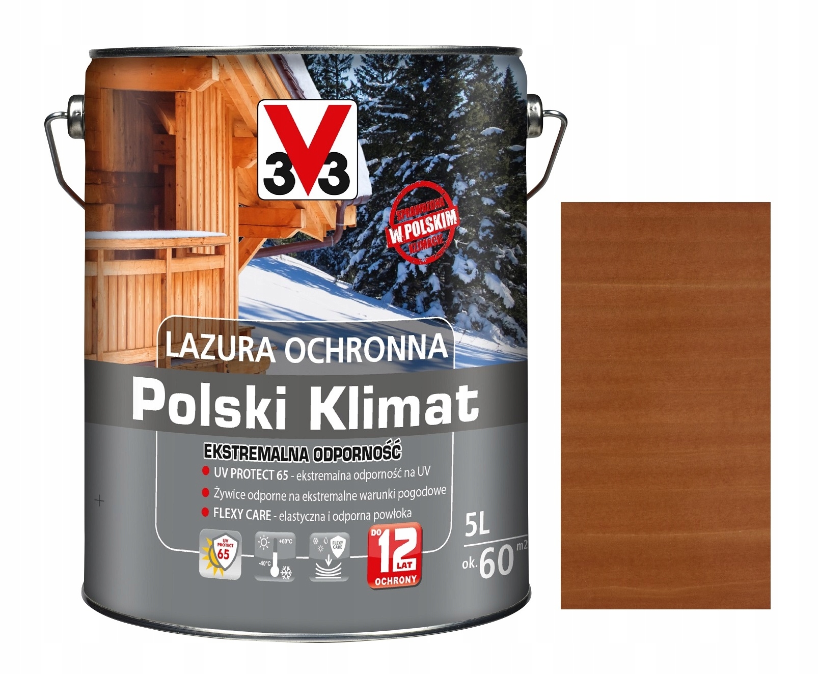 

Lazura V33 Polski Klimat 12LAT Sosna Oregońska 5L