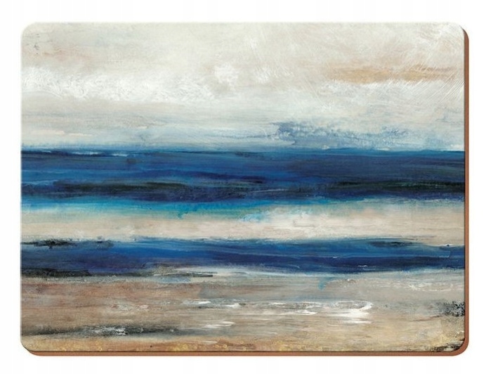 Abstraktní velké podložky na stůl pod talíř 30 cm 4ks