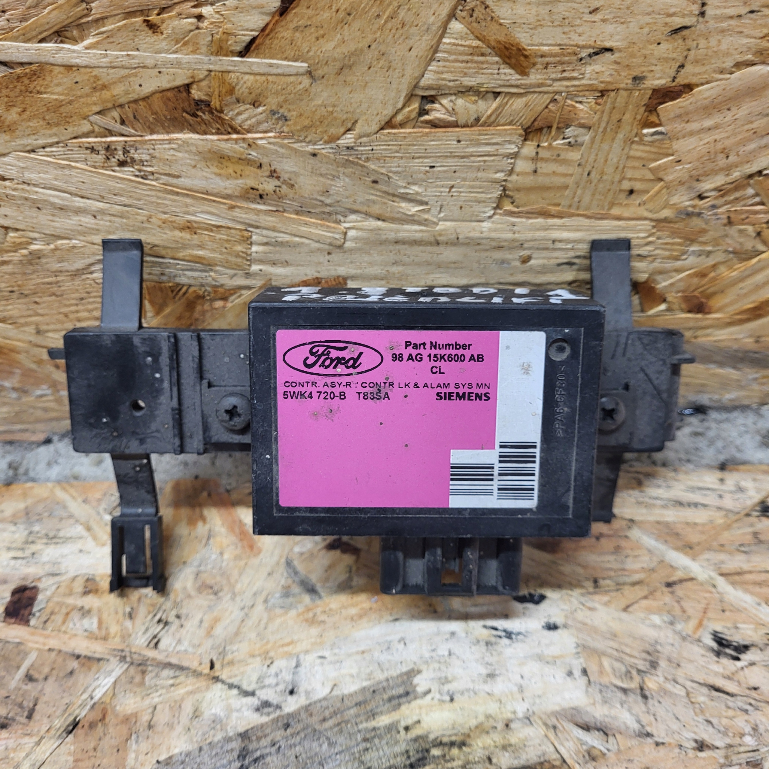 FORD FOCUS MK1 01-04 modulo IMMOBILAIZERA 98AG15K600AB