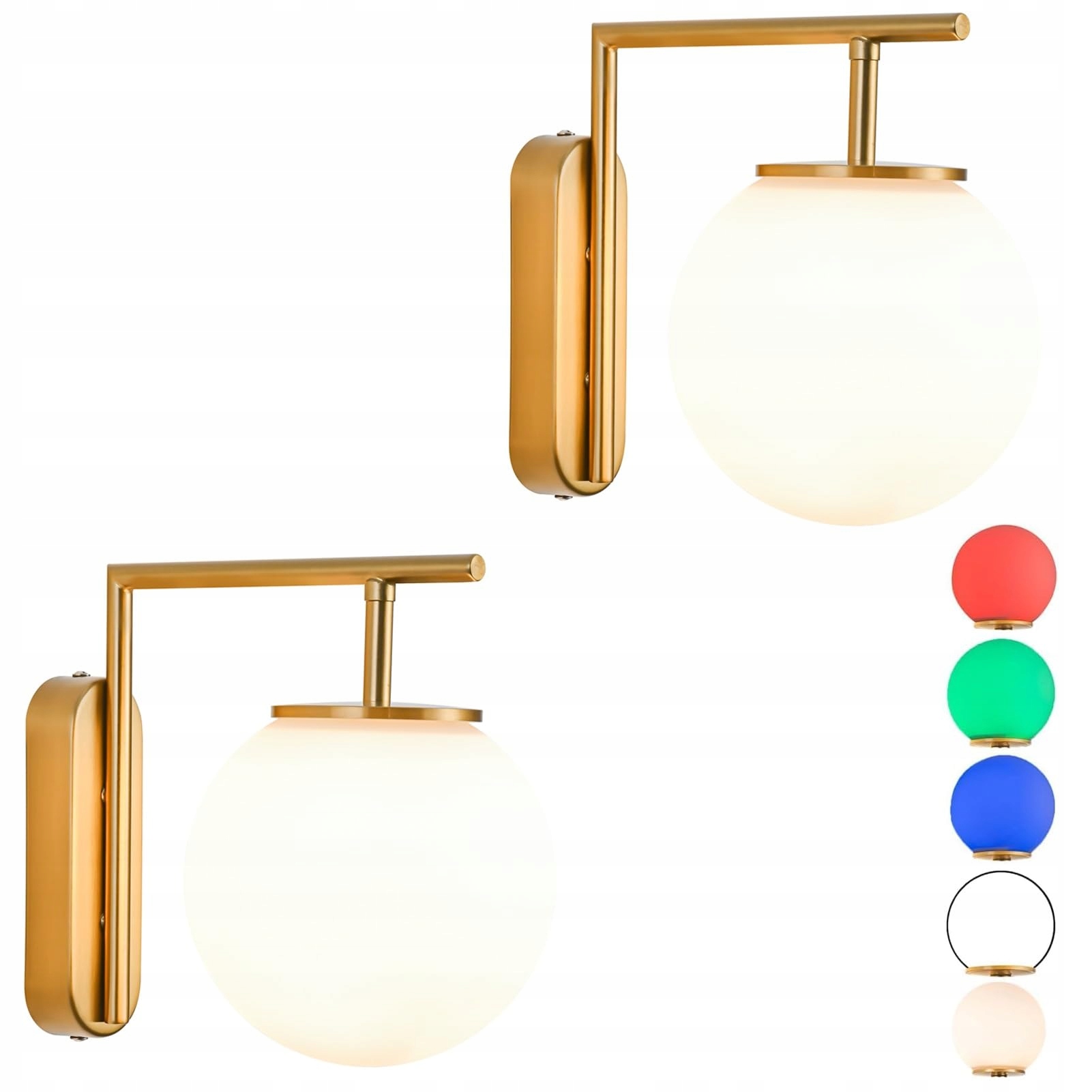 Nástenné Svietidlá na batérie, nastaviteľné Rgb, s diaľkovým ovládaním, nabíjateľné, 2 kusy