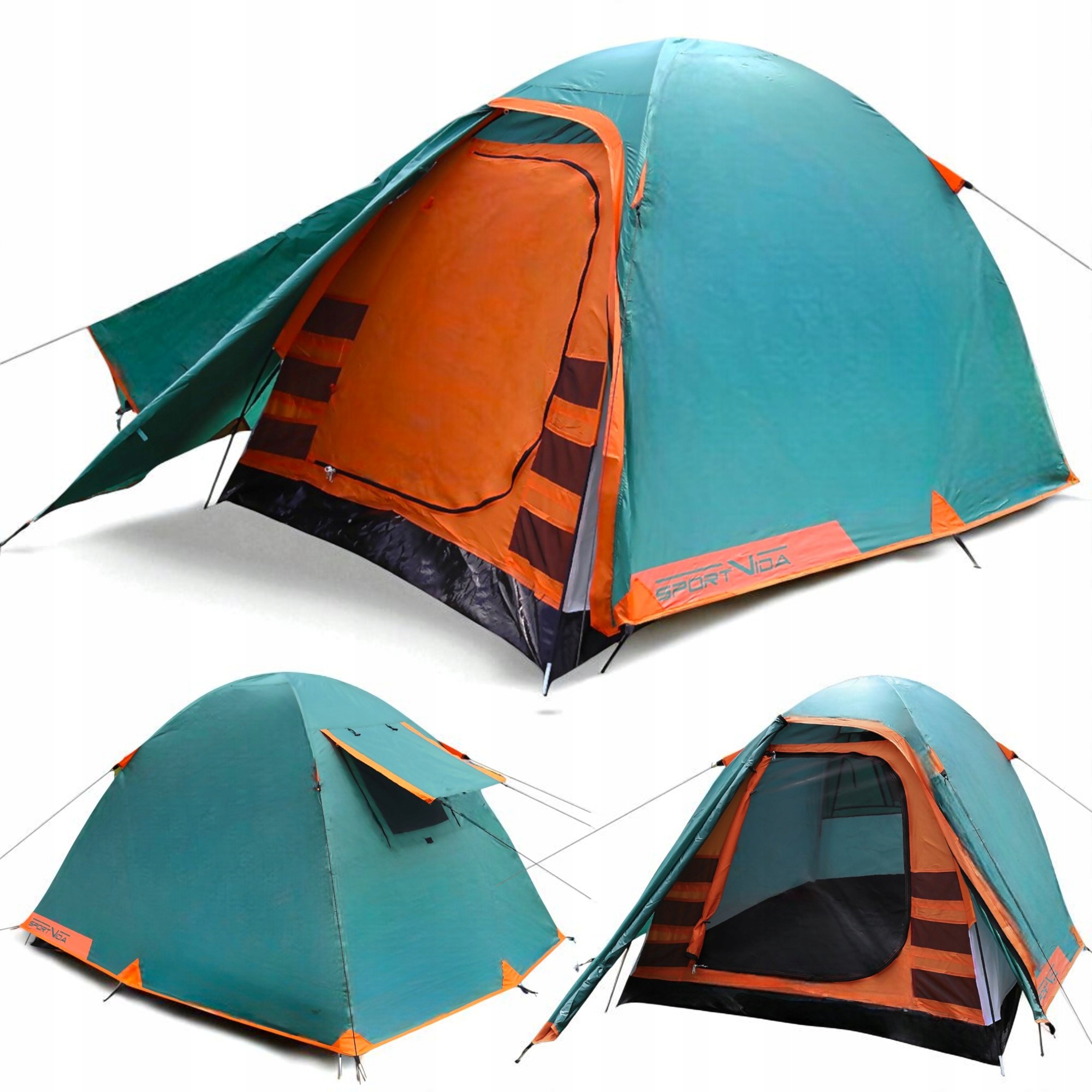 2 человек кемпинг палатка водонепроницаемый 4000 мм Тропик москитные сетки SPORTVIDA