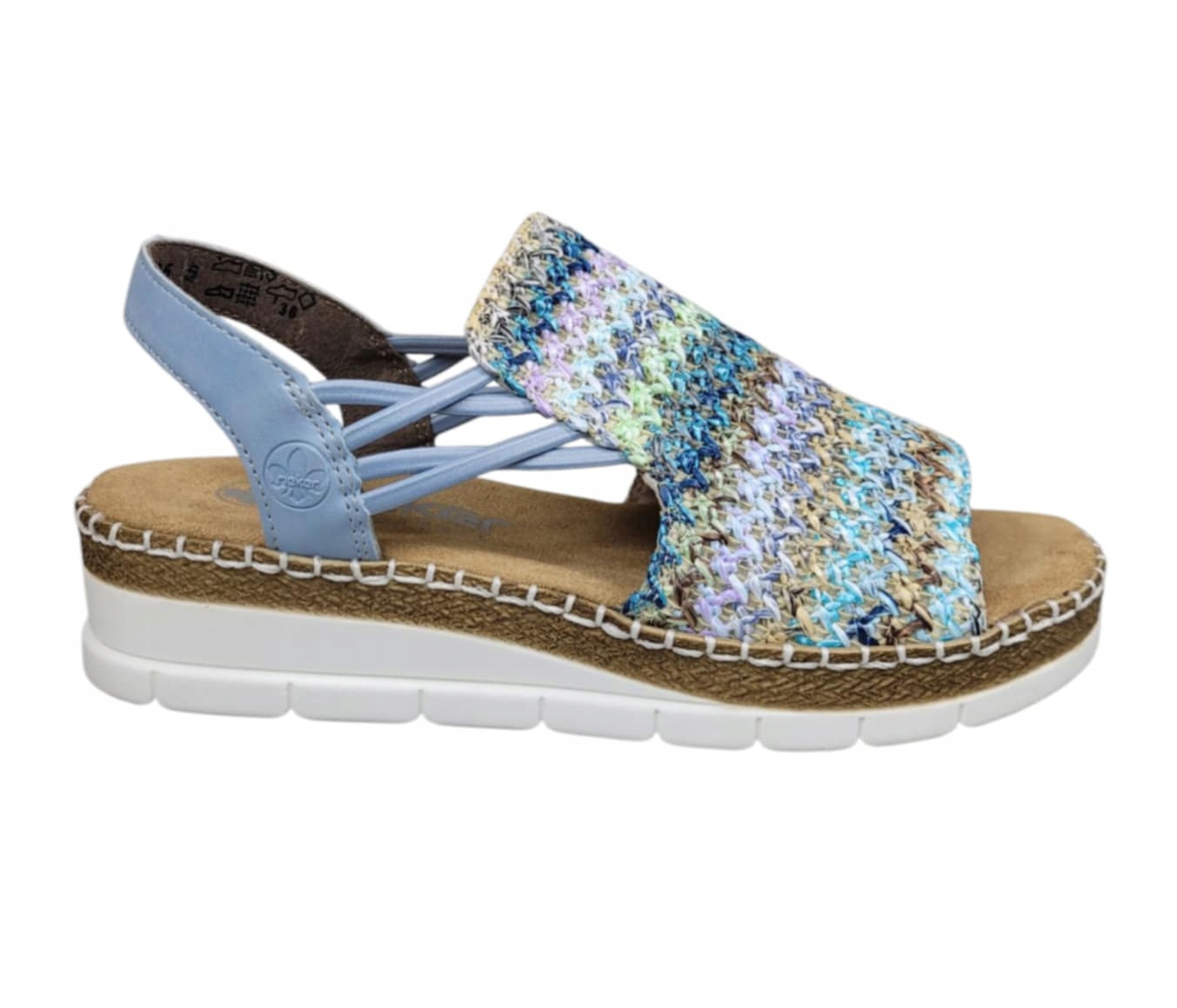 Rieker Dámské Sandály V1241-91 Modré vel. 37