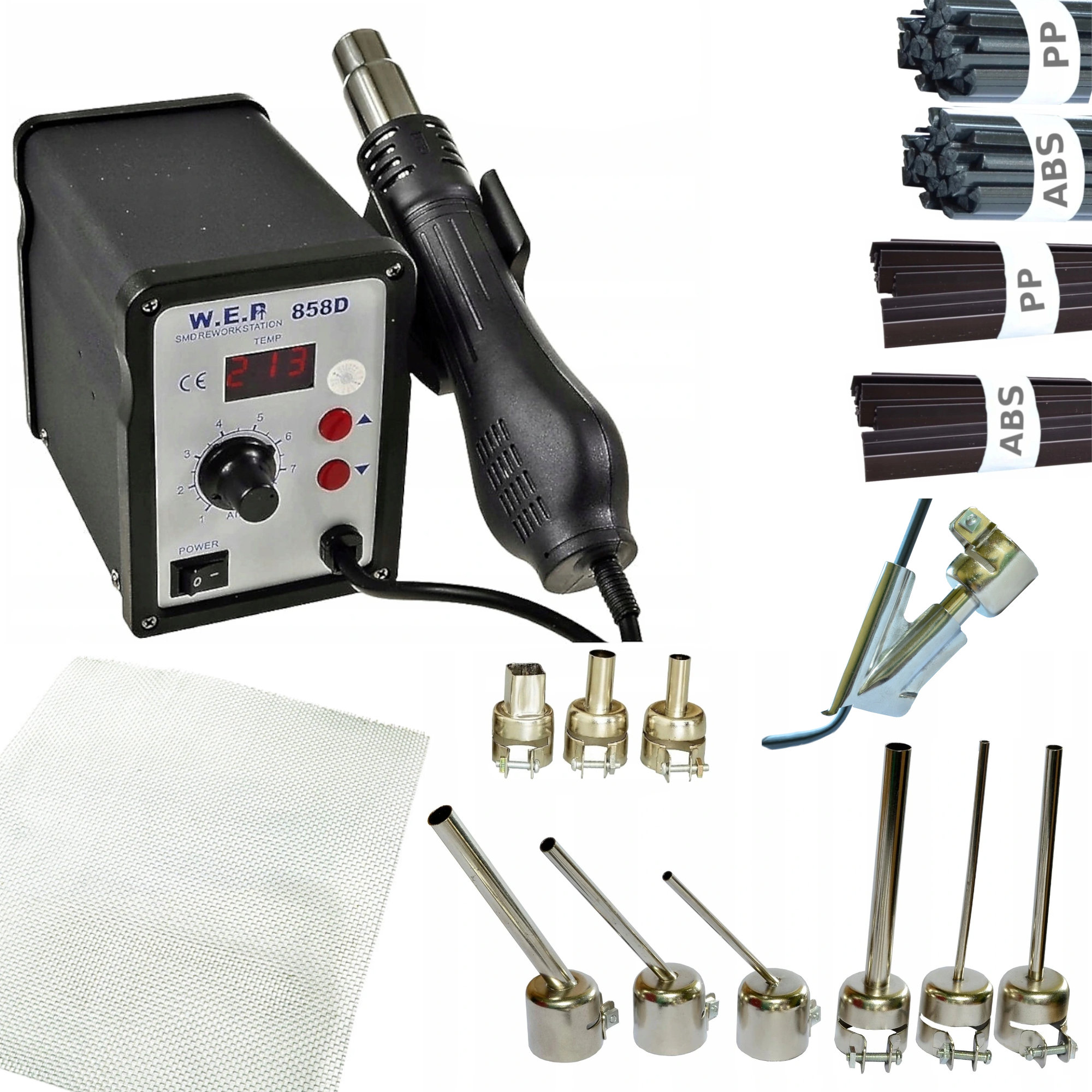 Spawarka Plastiku WEP 858D 9DYSZ BUT SIATKA SPOIWA