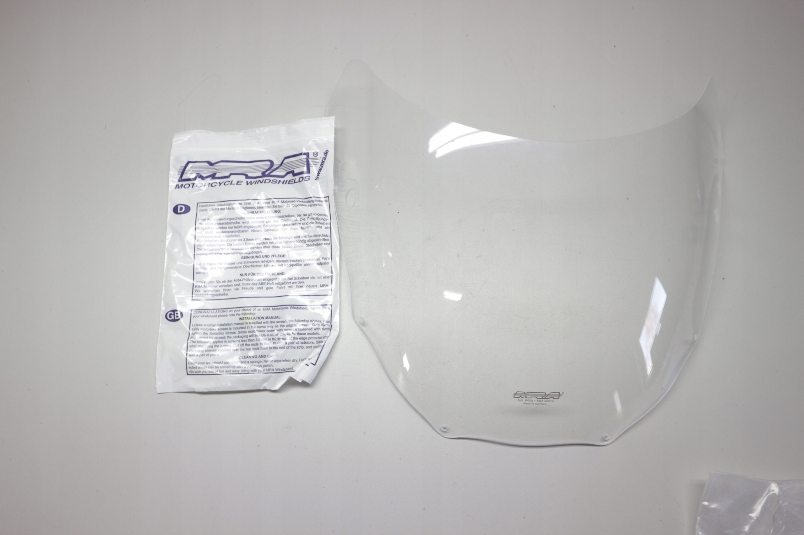 HONDA CBR 400 RR 91-ЛОБОВЕ СКЛО ШВИДКИЙ ОБТІЧНИК MRA НОВИЙ