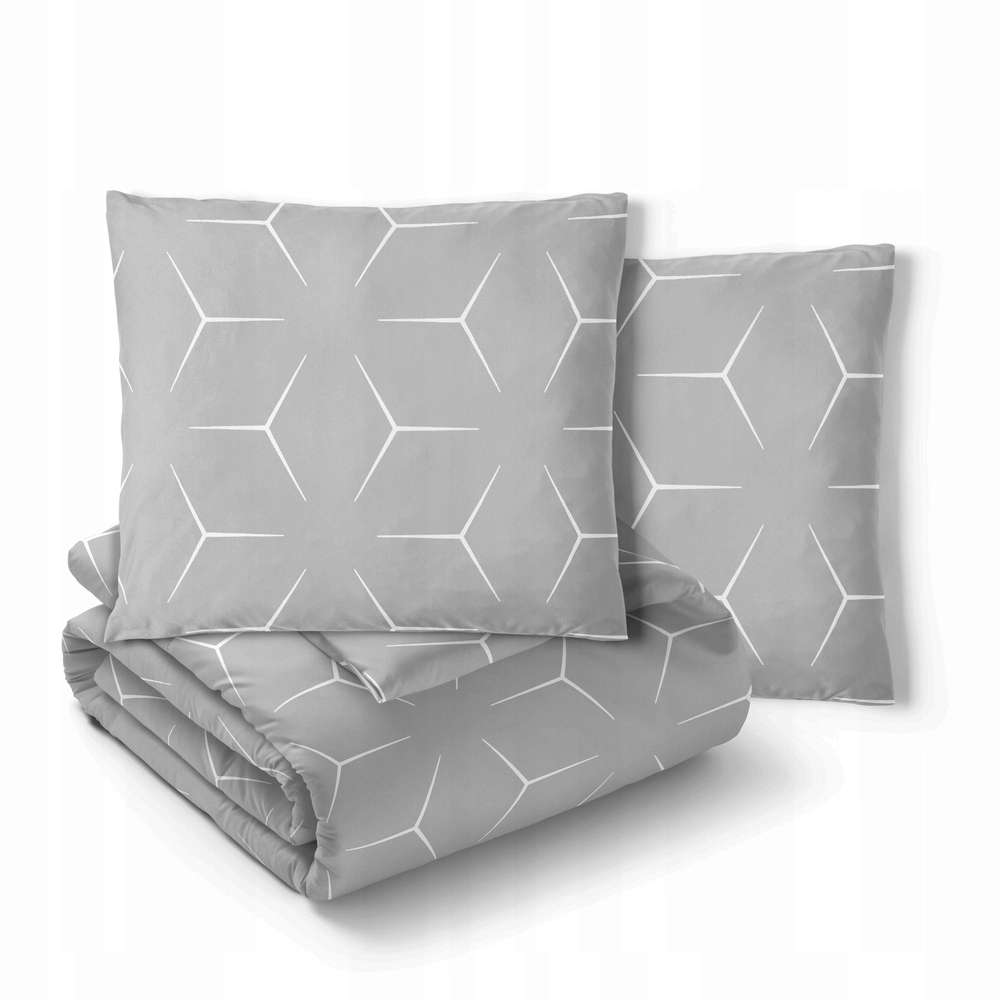 Krepové povlečení 200x220 cm 2x 70x80 cm Polská Výroba, vzor: Milano ša