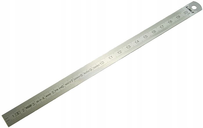 Limit Przymiar kreskowy 200mm x13x0,5mm 27020304