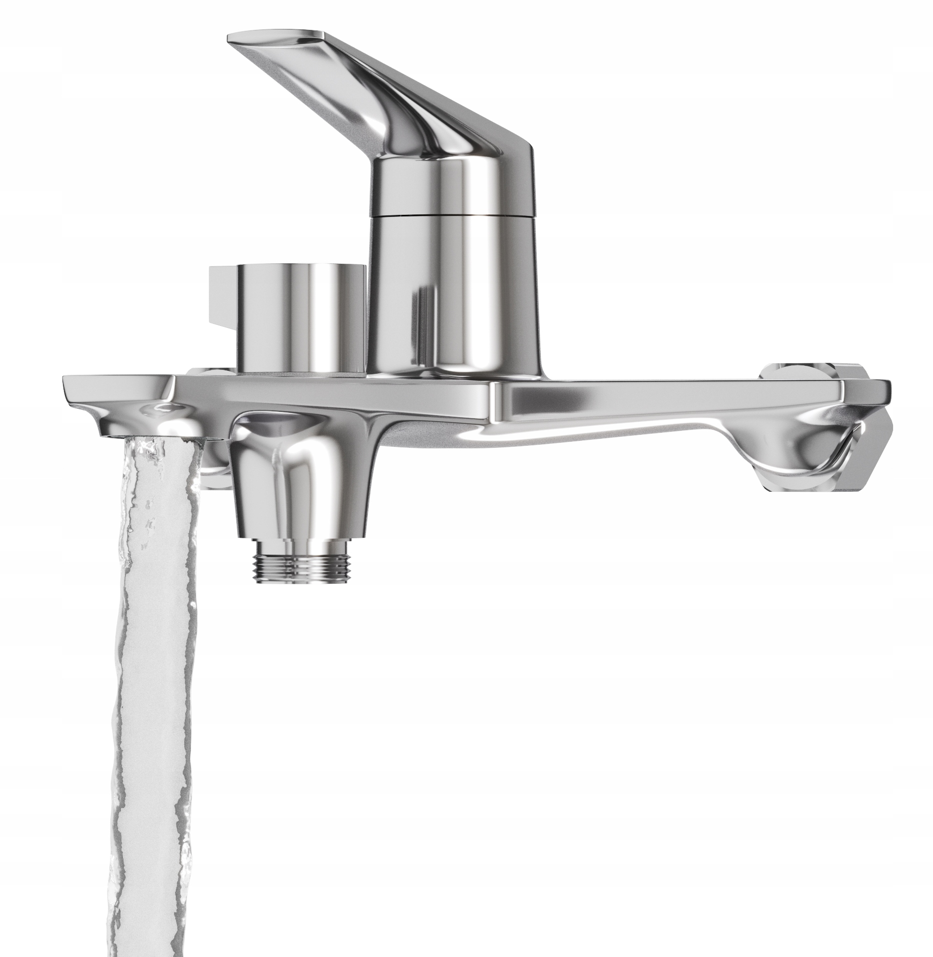 Vaňová A Sprchová Batéria Nave Chróm, Mosadzný Kúpeľňový Kohútik