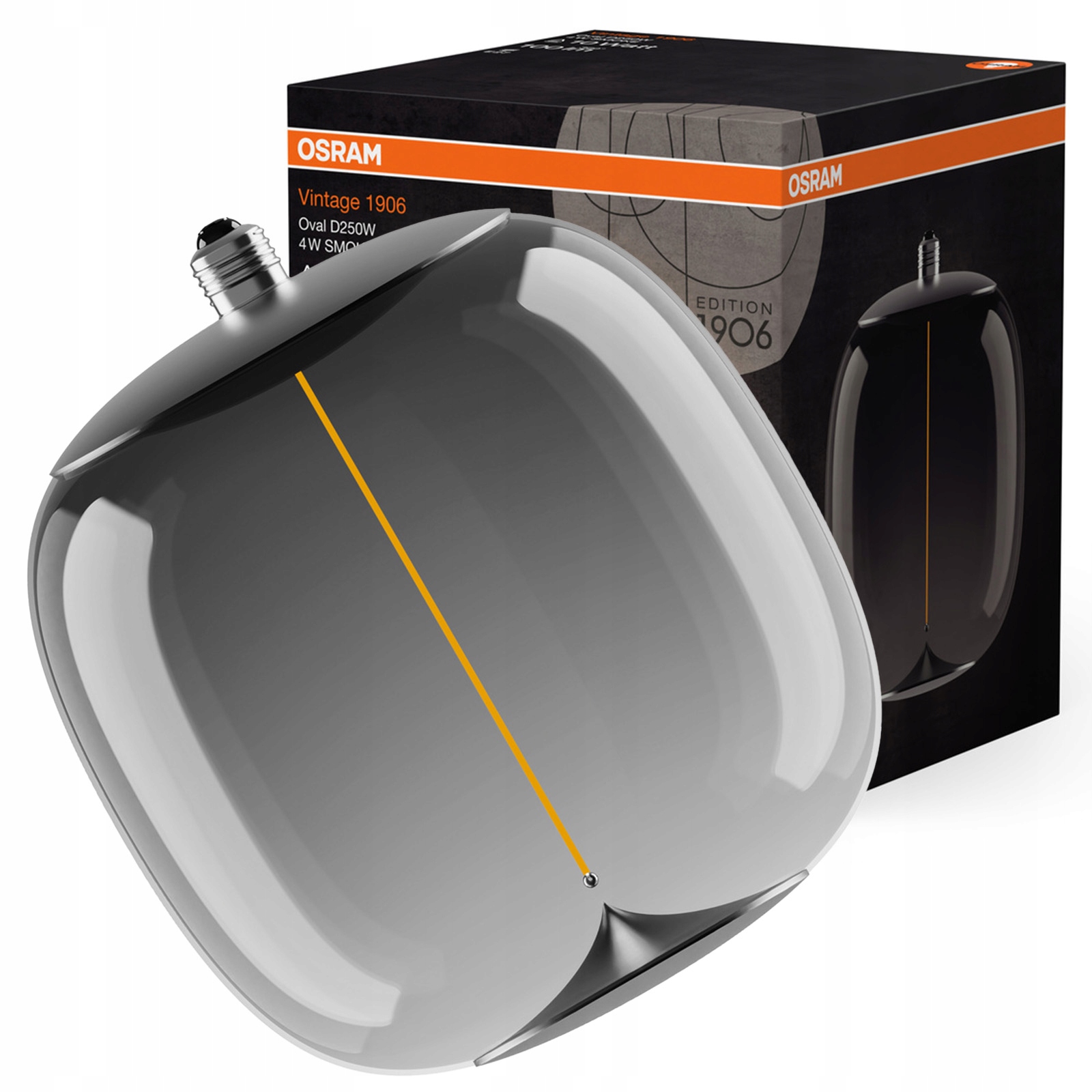 Dekoratívna Led žiarovka E27 4W Dekoratívna dymová Filament Vintage 1906 Osram