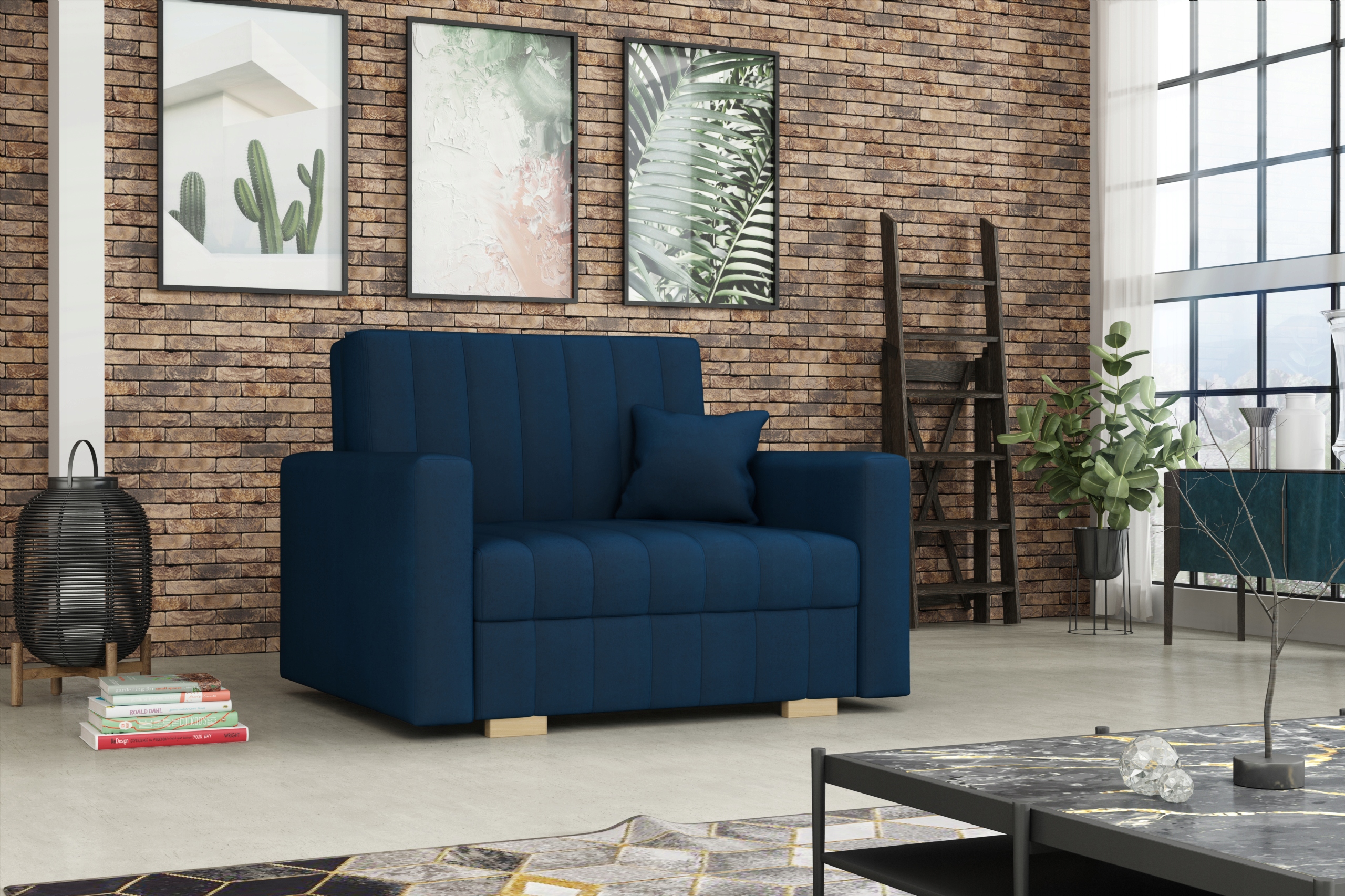 sofka VIVA I RELAX jedynka amerykanka f. spania Długość 100 cm