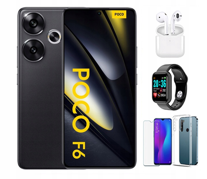 Смартфон POCO F6 12 ГБ / 512 ГБ 5G черный