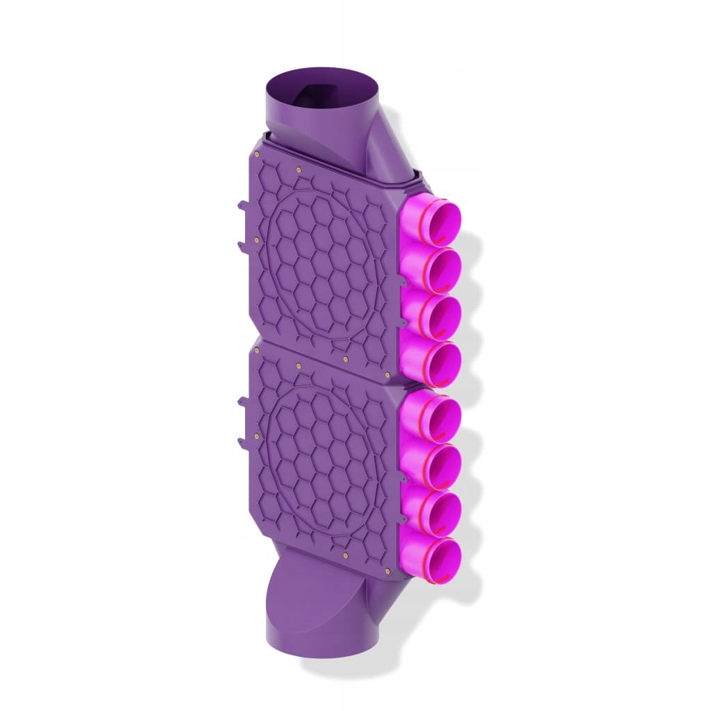 Jednořadý průchozí příčný rozdělovač 8-75-200 (8+0+0+0) Max-vent