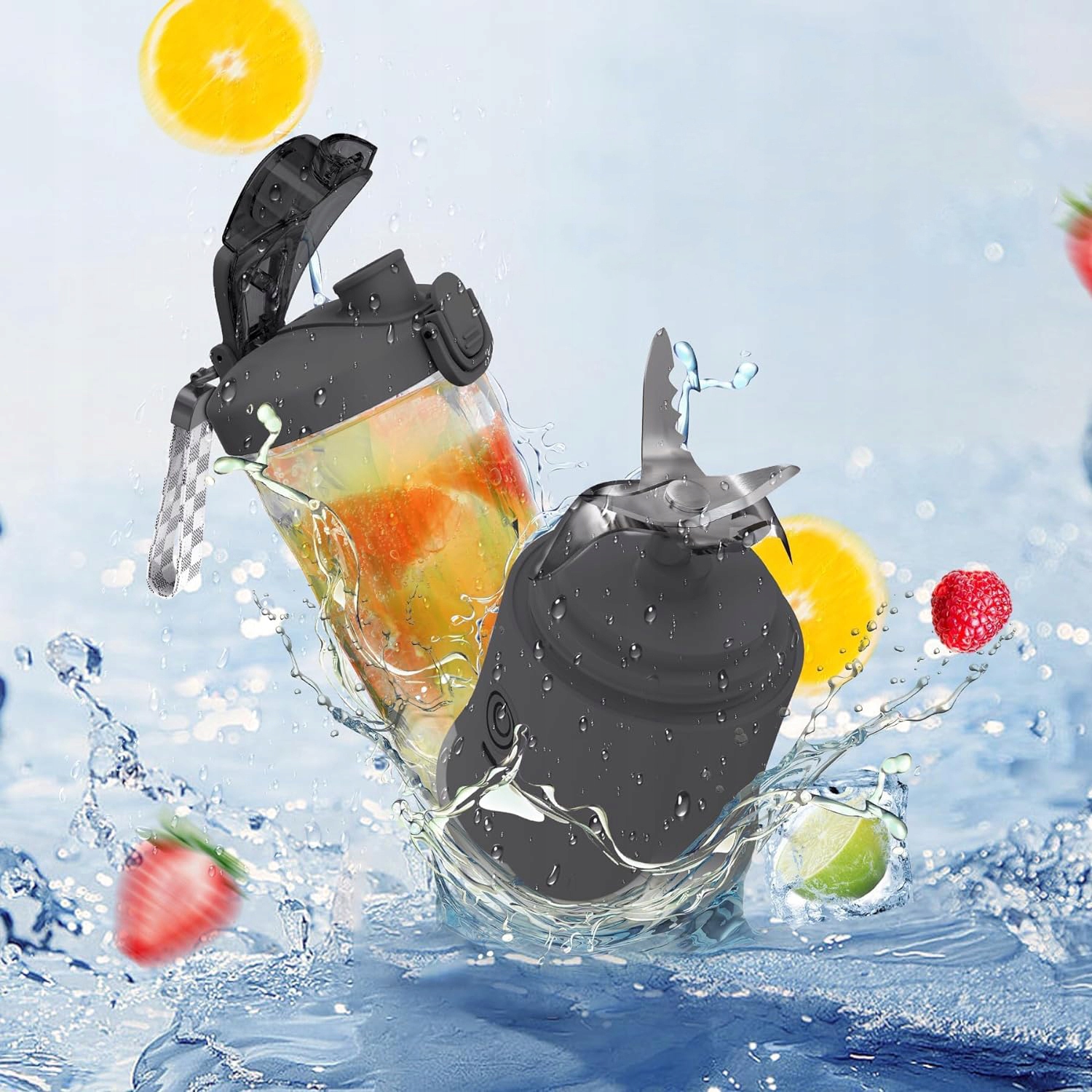 BEZPRZEWODOWY PRZENOŚNY BLENDER TURYSTYCZNY 600ML do Smoothie do Koktajli Kod producenta 1213