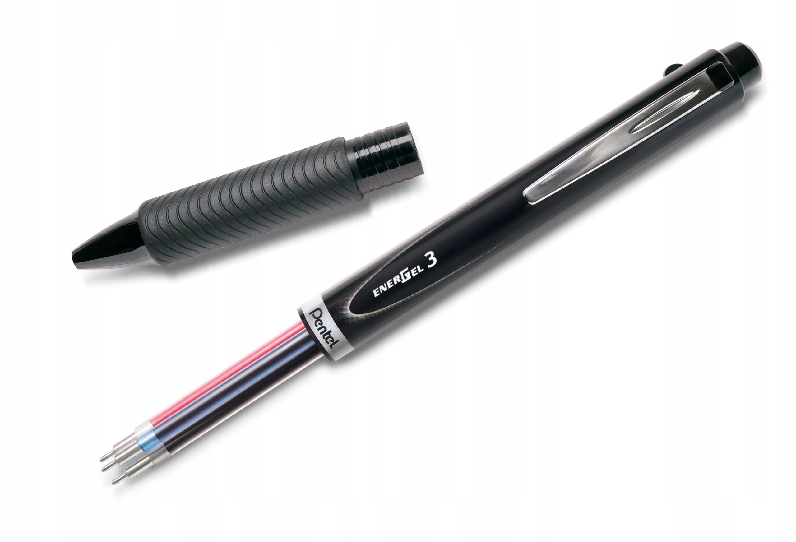 

Trójkolorowy długopis 3w1 Pentel XBLC35A