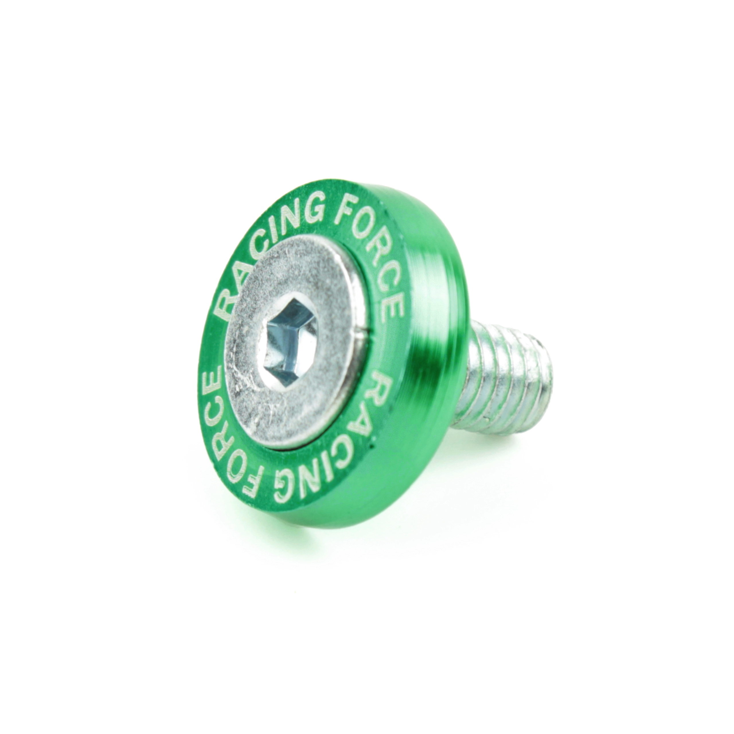 Podkładki anodowane ozdobne ZIELONE + śruby M6 Producent RacePro