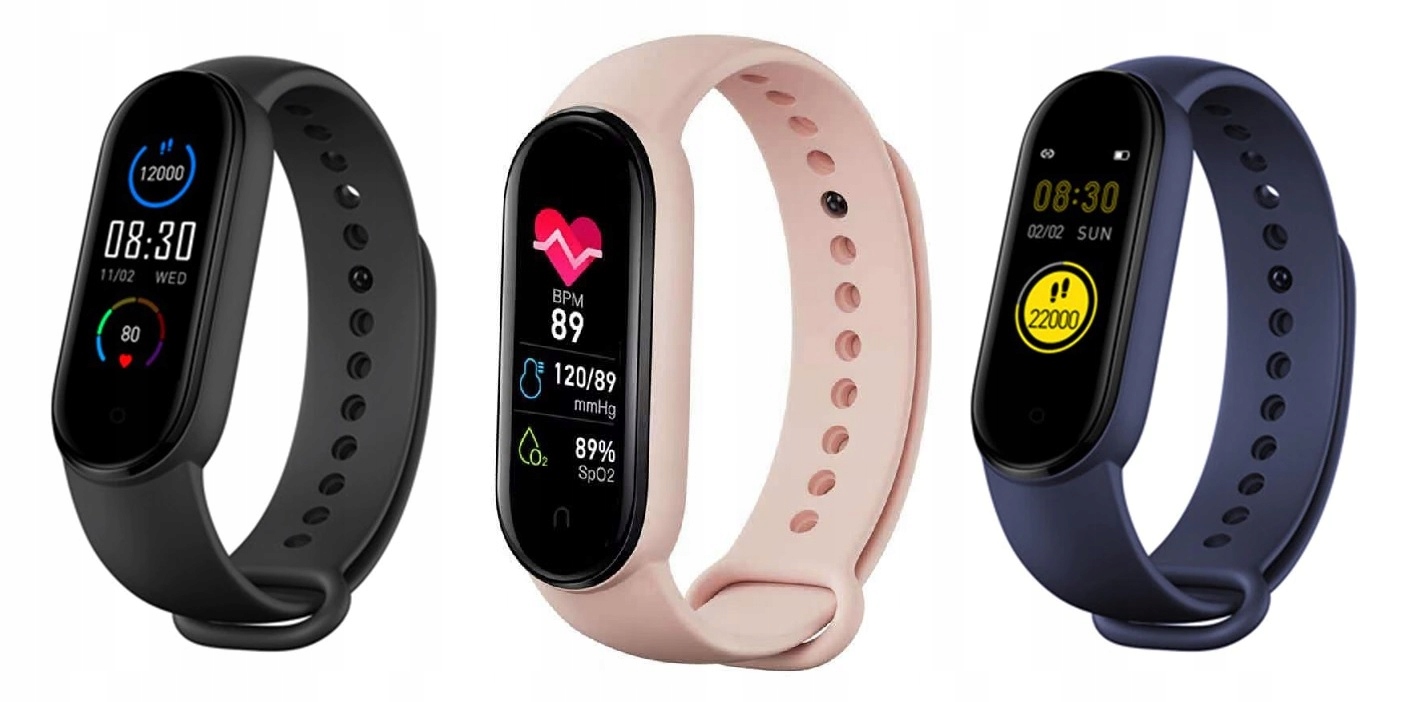 SMARTBAND M6 ZEGAREK SMARTWATCH DAMSKI MĘSKI DLA DZIECI BAND OPASKA SPORT Marka bez marki