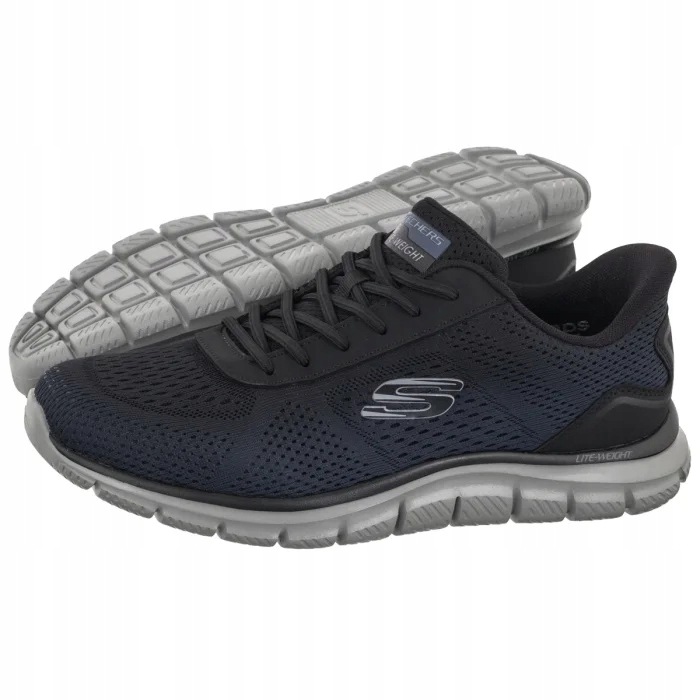 Pánské sportovní boty Skechers Track-Revno Navy/Black 233038 Tmavě modré