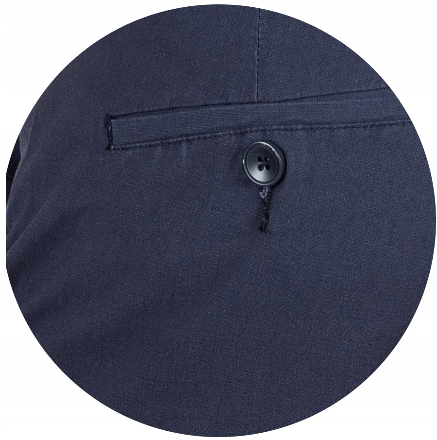 Spodnie granatowe CHINOSY materiałowe ROBIN r.32 Materiał dominujący bawełna