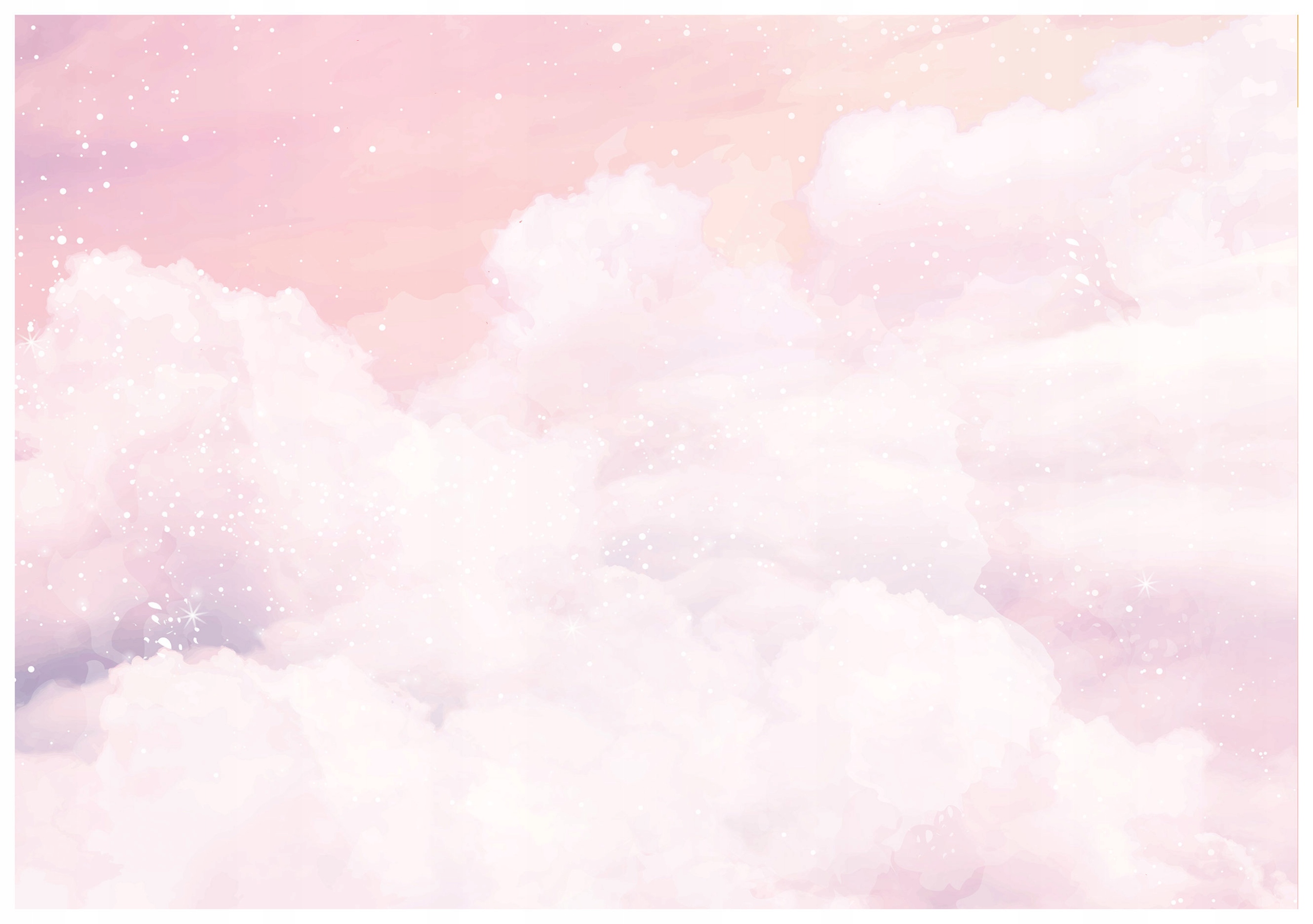 Fototapeta Nebeská pastelová lehkost snů a mraků 368x254 lepidlo