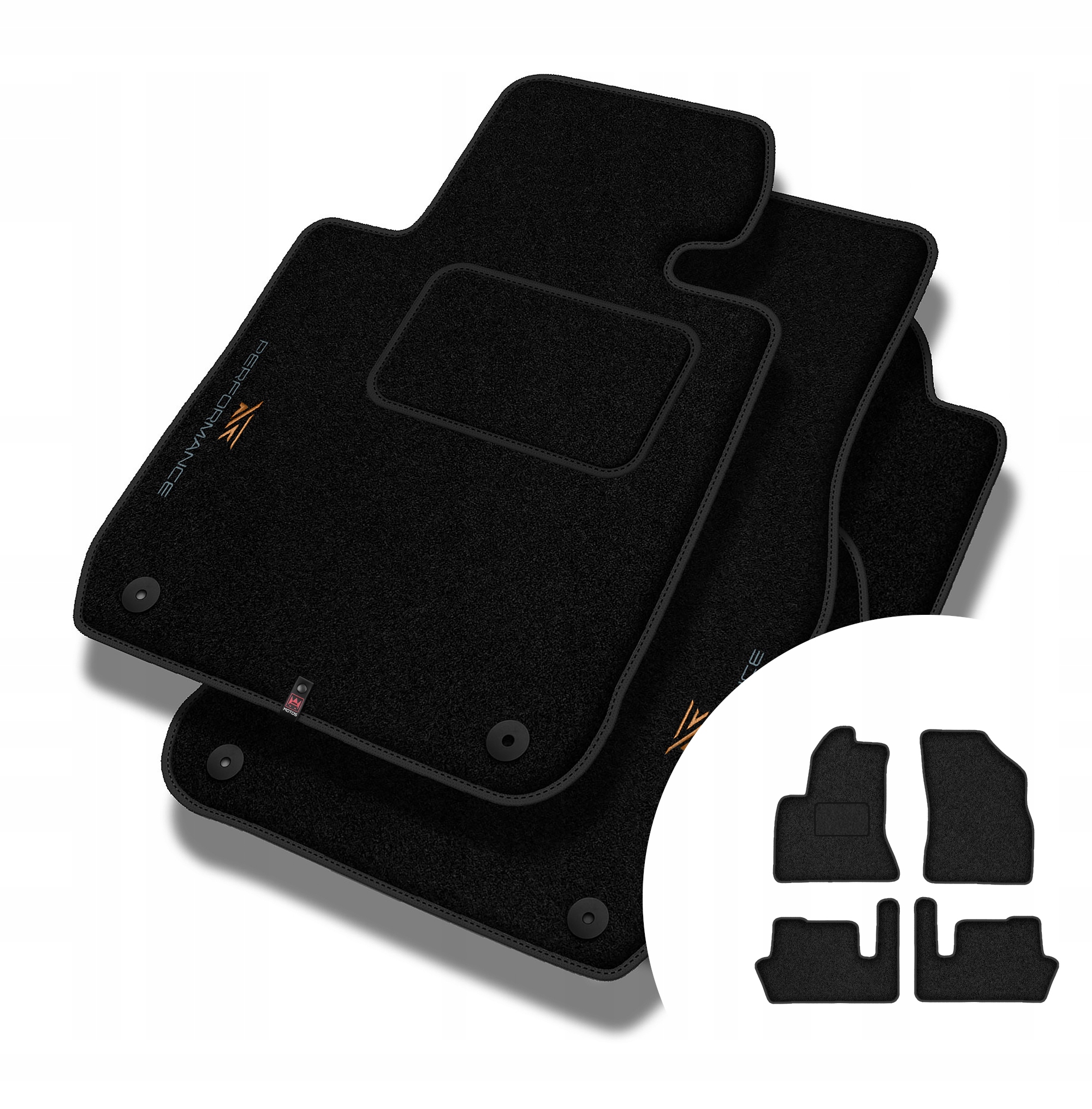 Velurové koberce Performance pro Citroen C4 Picasso I 2006-2012