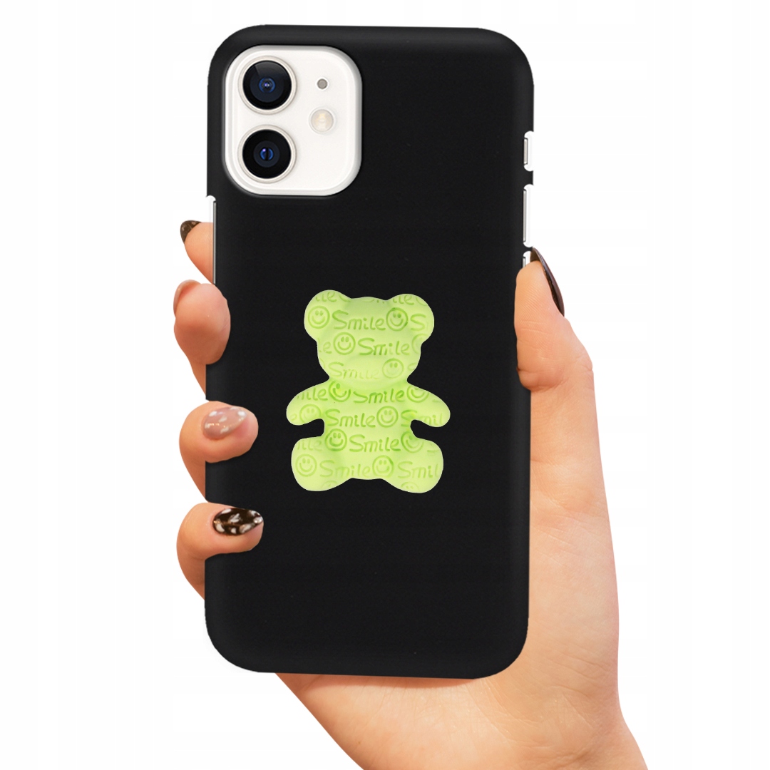 Puzdro Pre Matný Iphone 12 Mini Case Medvedík Zelený 3D