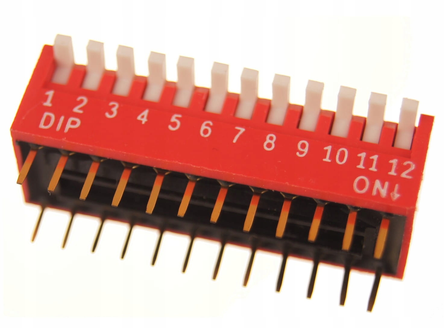 Przełącznik kątowy 12 pozycyjny DIP 2.54mm