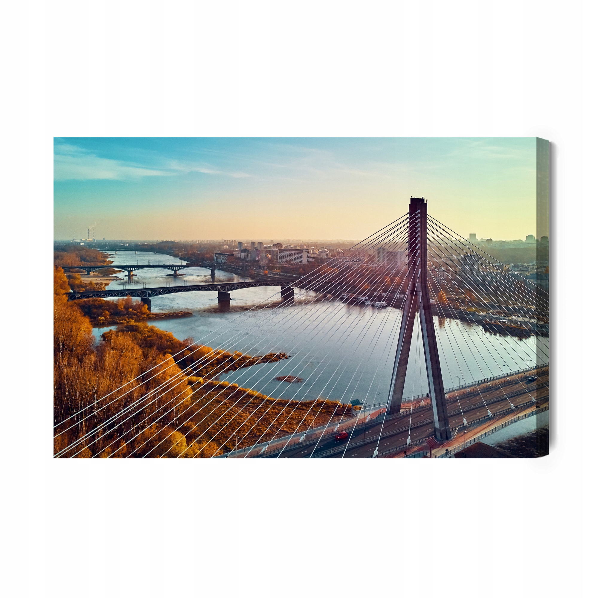 Obraz Na Plátně Mosty ve Varšavě Canvas 90x60