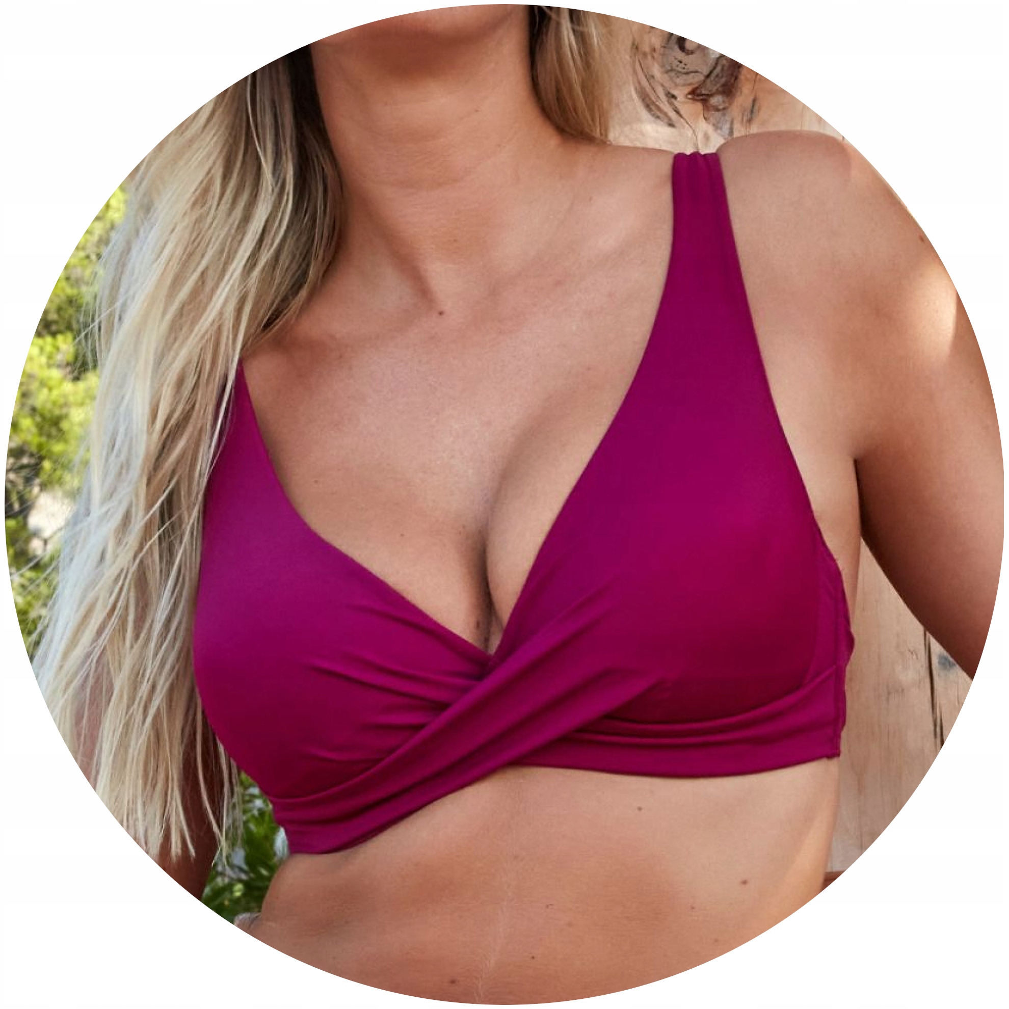 Horní část plavek podprsenka Moulded Serafina 041 fuchsiová 70C