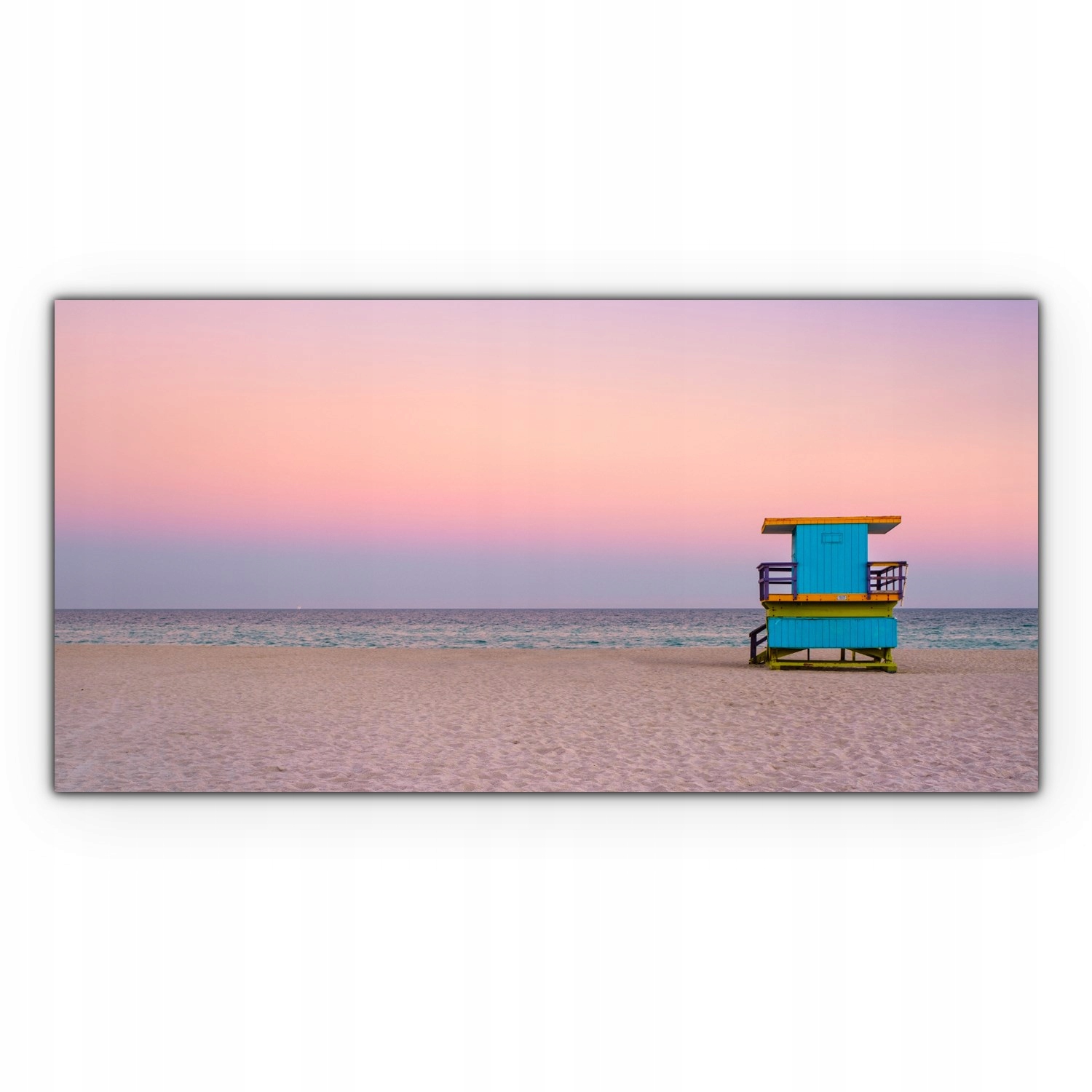 

Canvas na ramie ścienny 120x60 Miami Zachód Słońca