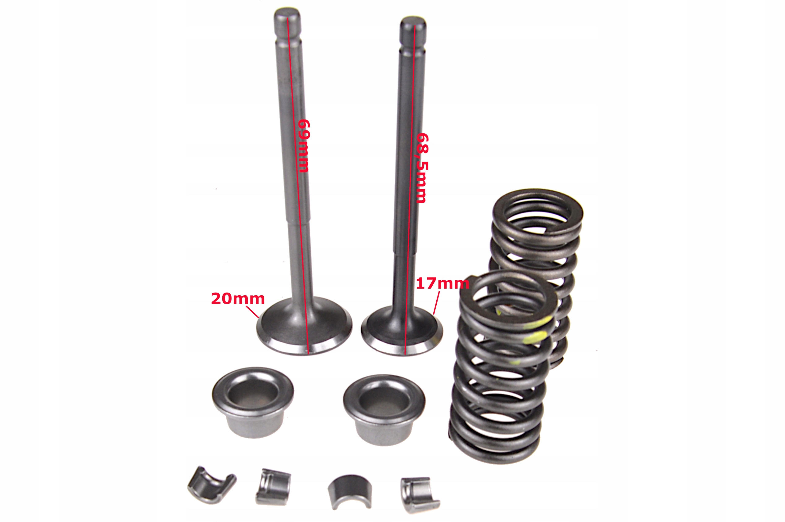 ZAWORY SKUTER 4T SYM ORBIT 50cc KOMPLET Producent Acme