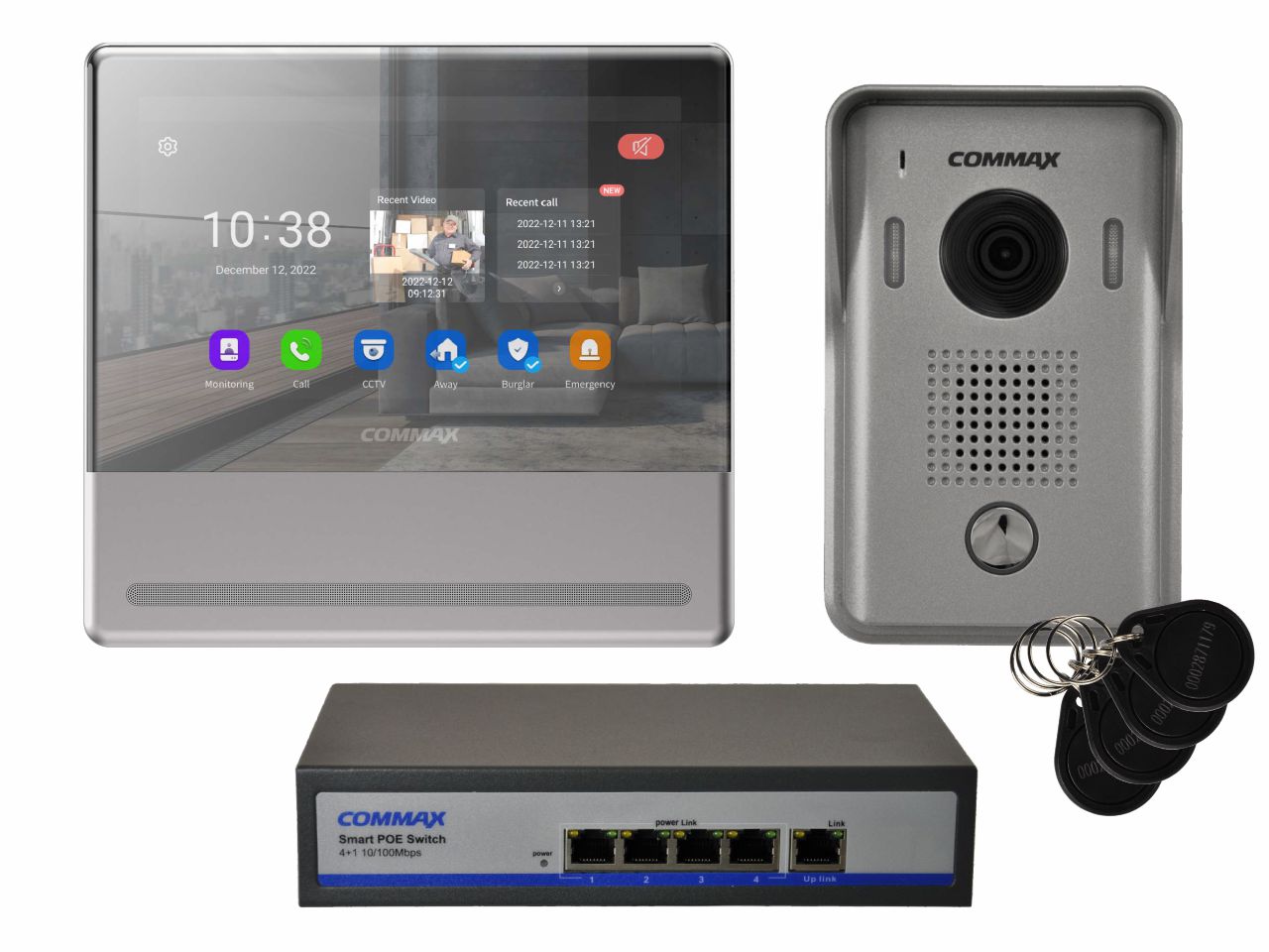 Videovrátnik Ip sada CIP-70QPT Neo Silver Set 2