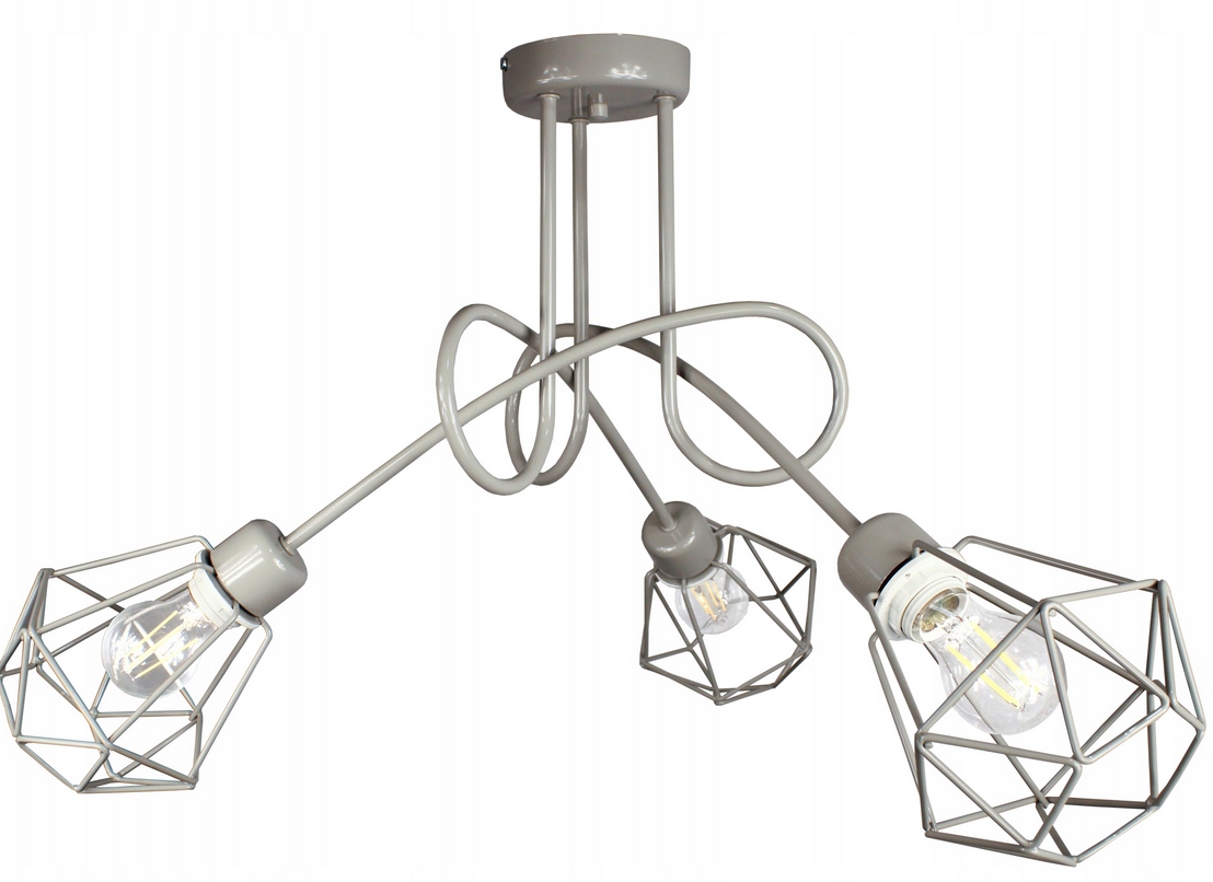 Lustr závěsné stropní svítidlo Edison stropní lampa do obývacího pokoje lustry