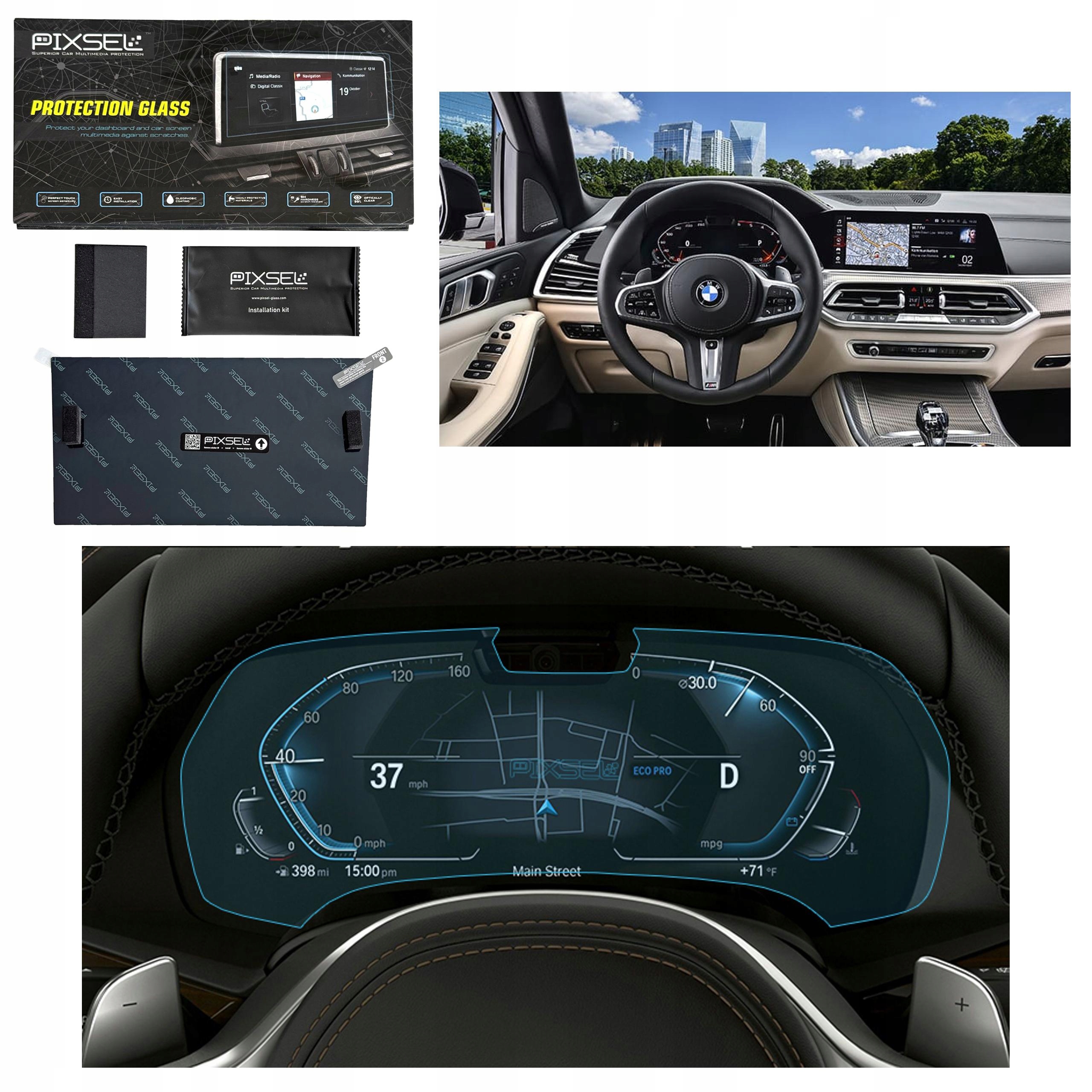 Antyodciskowe Matowe Szkło Ochronne Bmw X5-14.2“ 2019-2022 G05