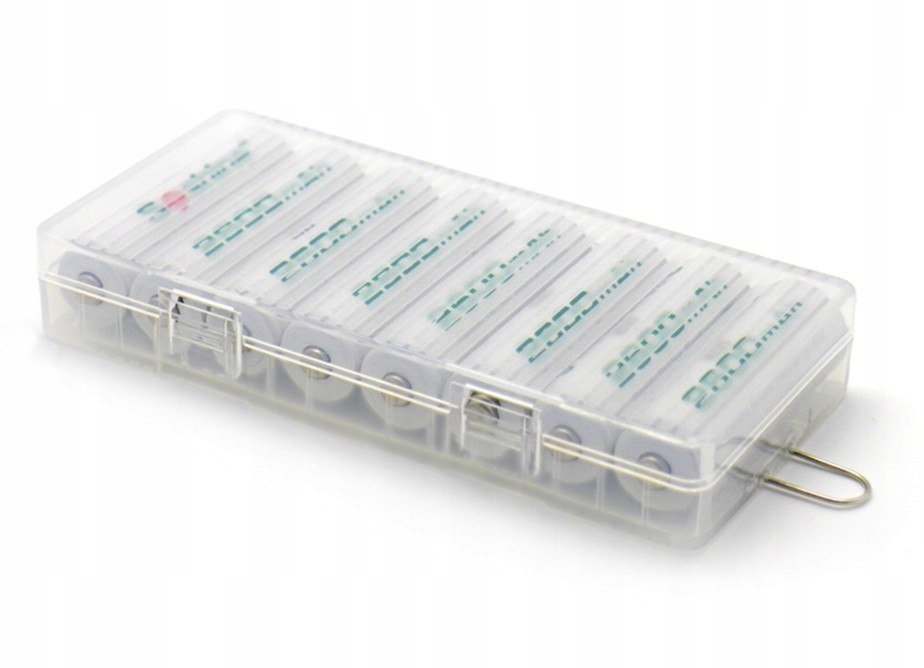 

Box pudełko pojemnik na 8 x 14500 lub baterie Aa