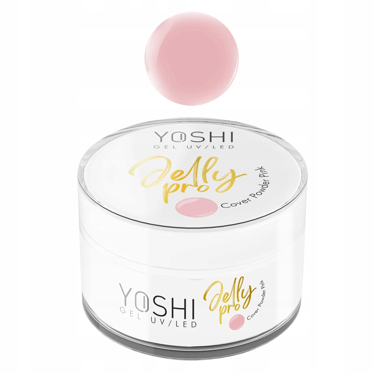 Yoshi Stavební Gel stavební gel Jelly Pro Gel Uv Led Cover Powder Pink 50 ml