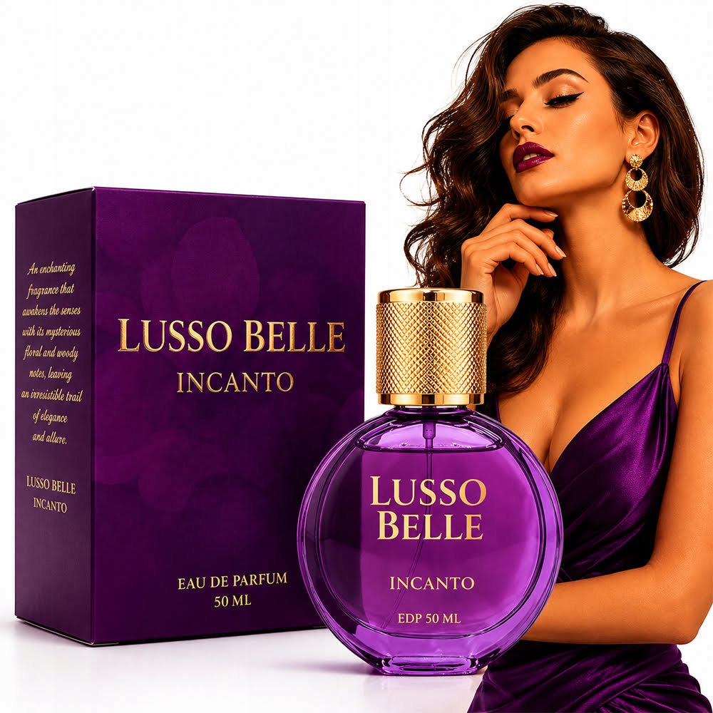 Perfumy damskie. Zmysłowy, uwodzicielski zapach, Lusso Belle Incanto.