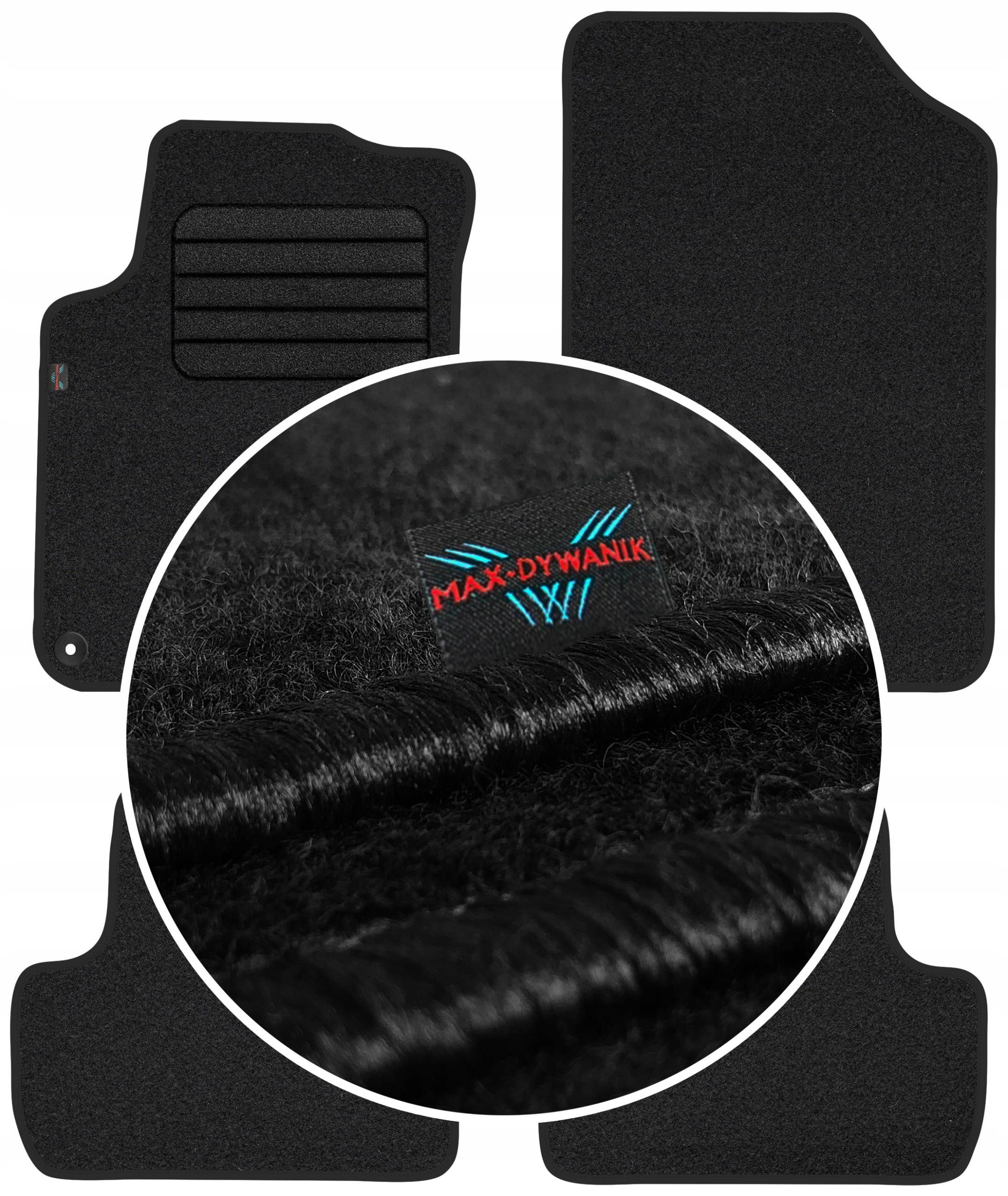 Килимки Max-Килимок велюрові 101398100000 4 el.