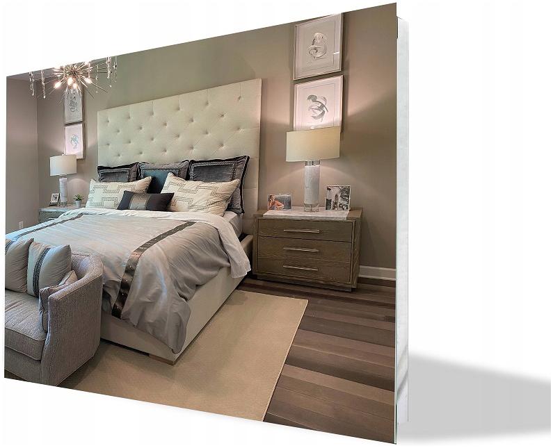 

Lustro Srebrne Gotowe Do Montażu Szlifowane 120x90