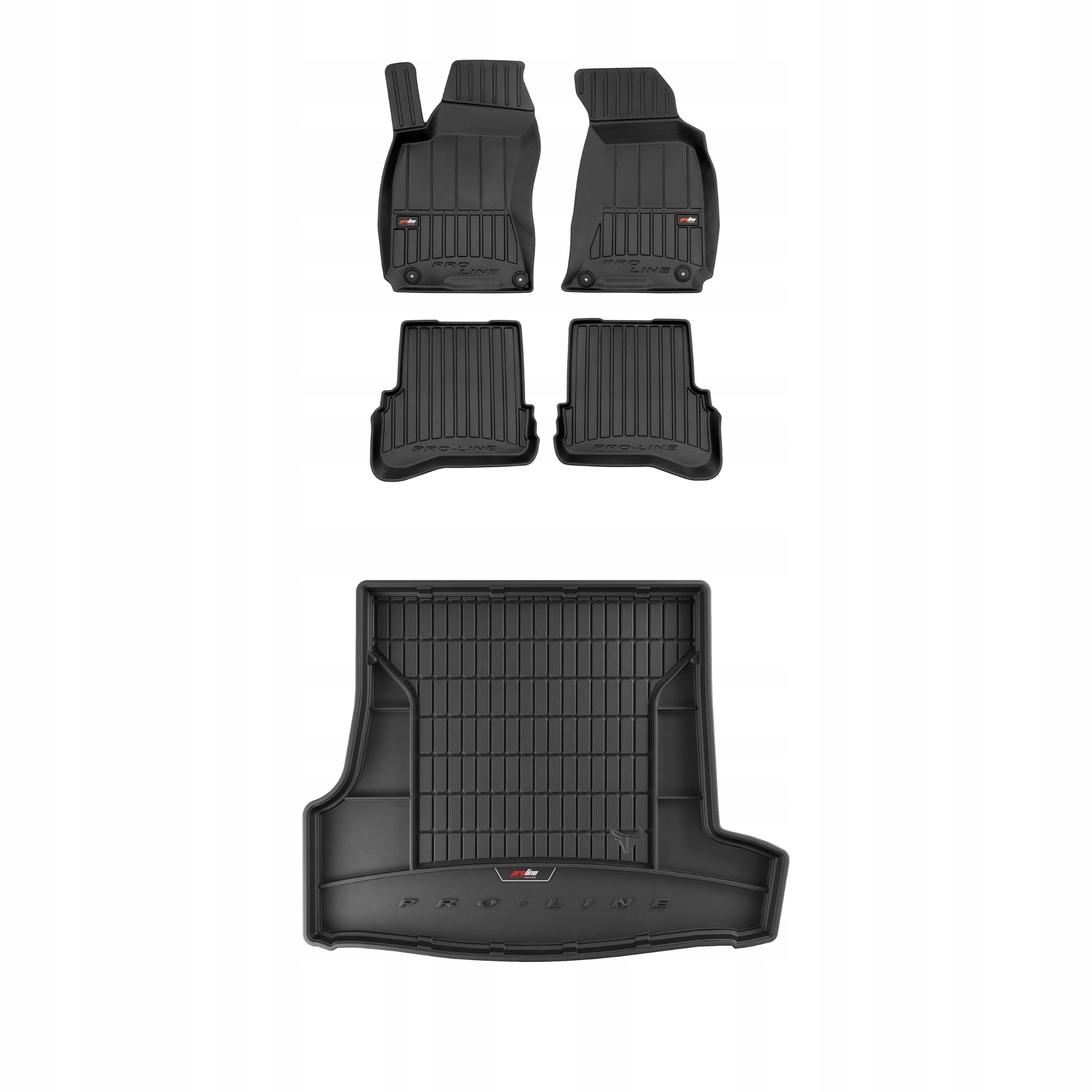 Frogum 3D Sada gumových koberců a rohože s logem pro Volkswagen Passat B5
