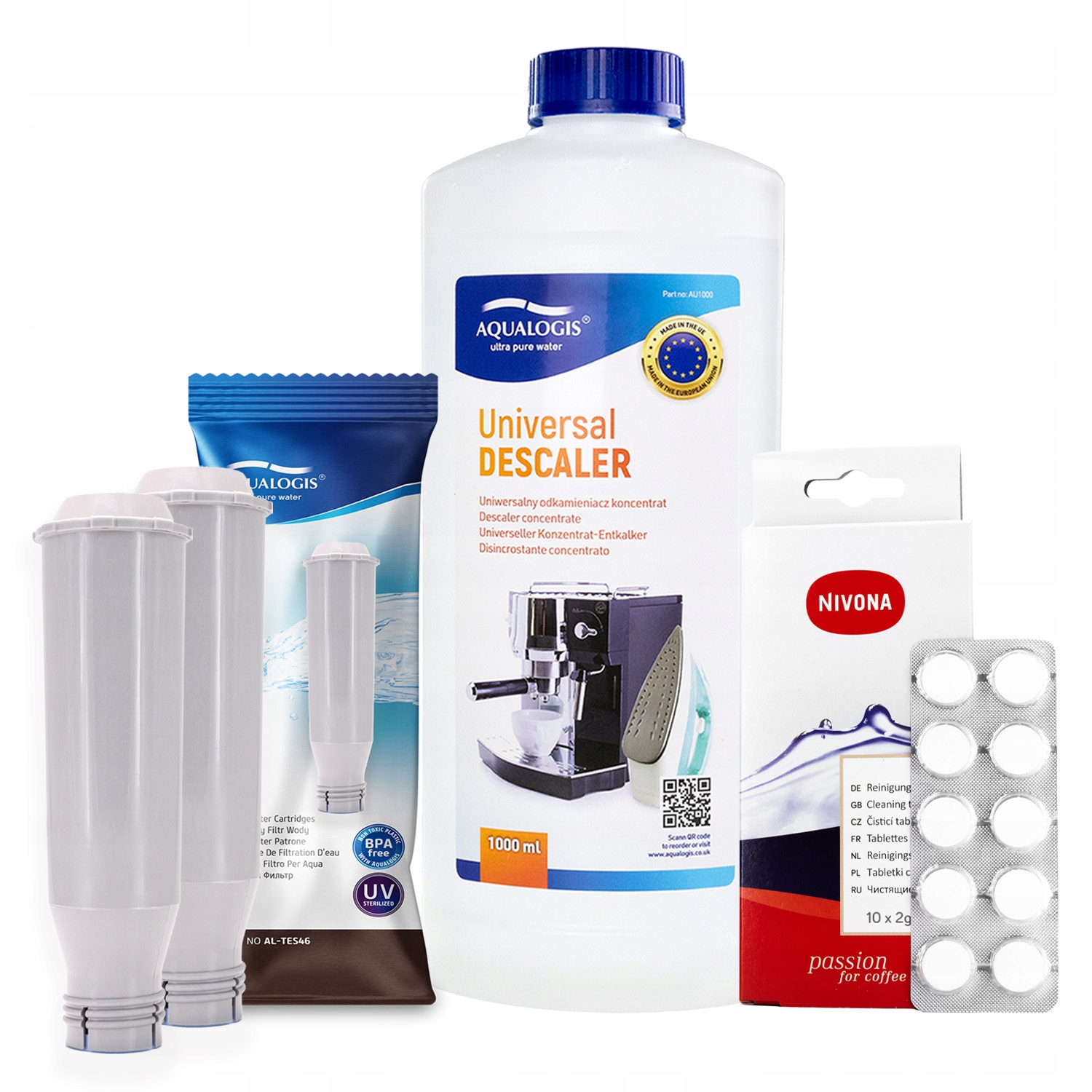 x2 Filtr do kávovaru Nivona AL-TES46 UniDec Tablety Tekutina