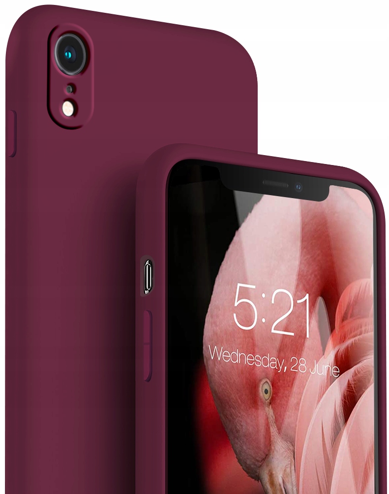 

Etui do iPhone Xr Case Silicone Szkło 9H