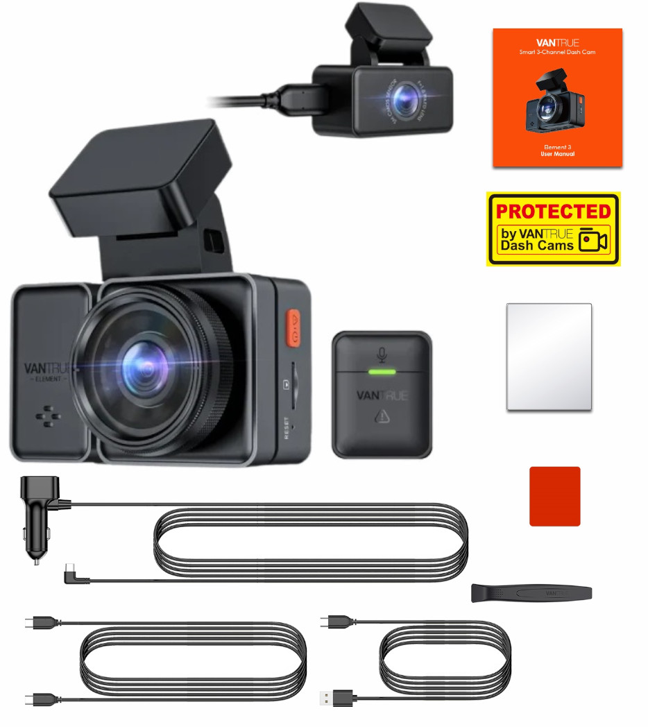 VANTRUE E2 рекордер 2CH 1440p 2.5 