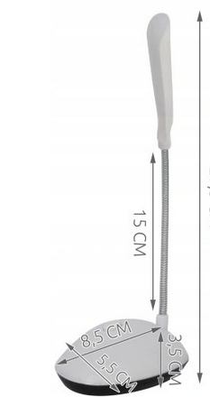 Lampka Biurkowa LED Szkolna na Biurko Nocna LAMPA DOTYKOWA STOJĄCA BIAŁY Marka Iso Trade